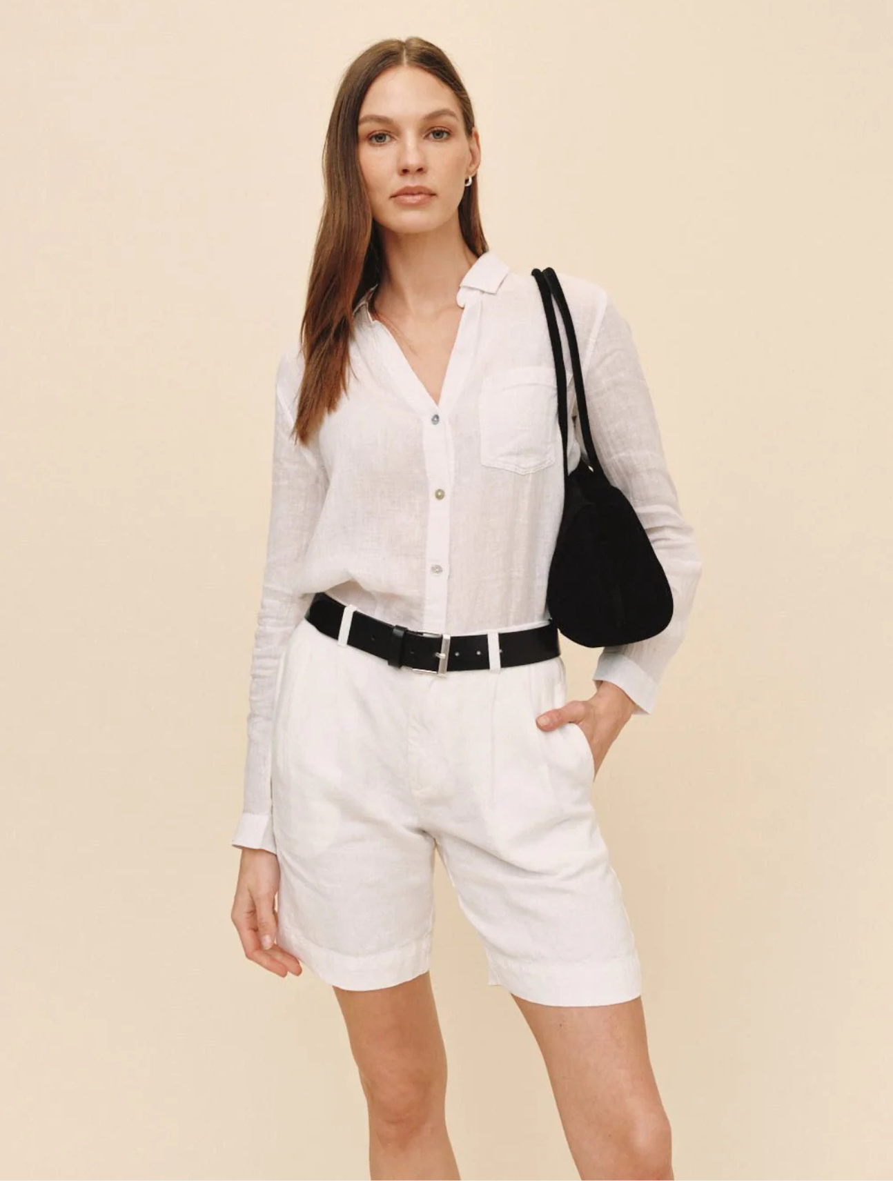 Pleated Bermuda Short