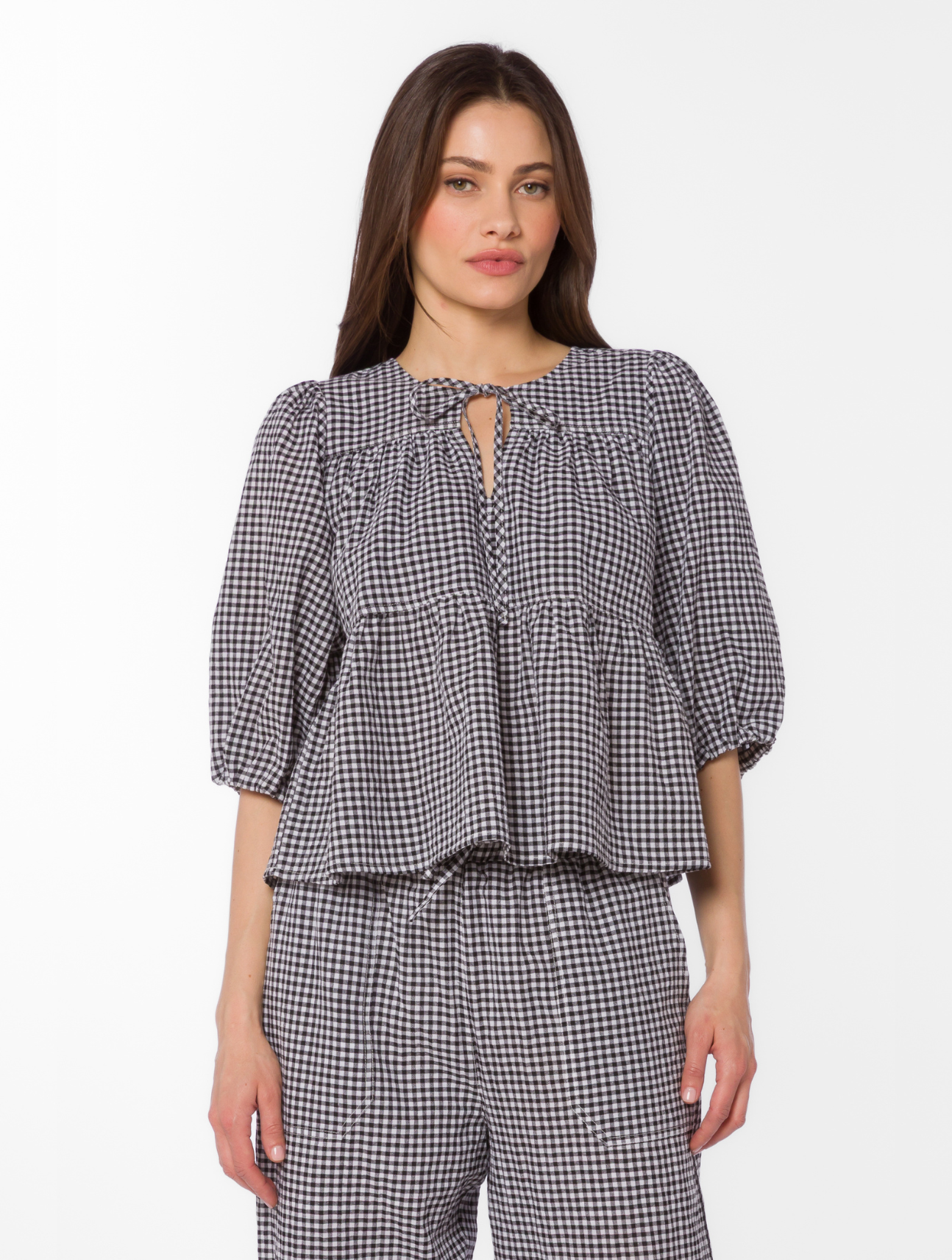 Ferlita Gingham Top