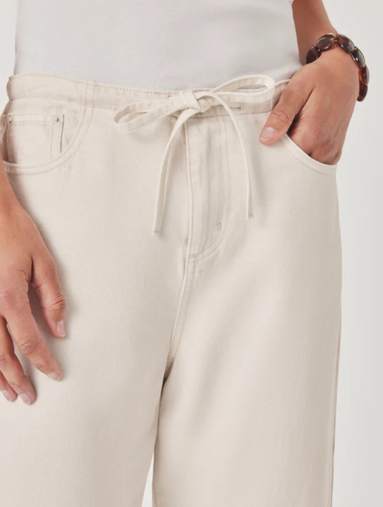 Lounge Denim Crop Pant