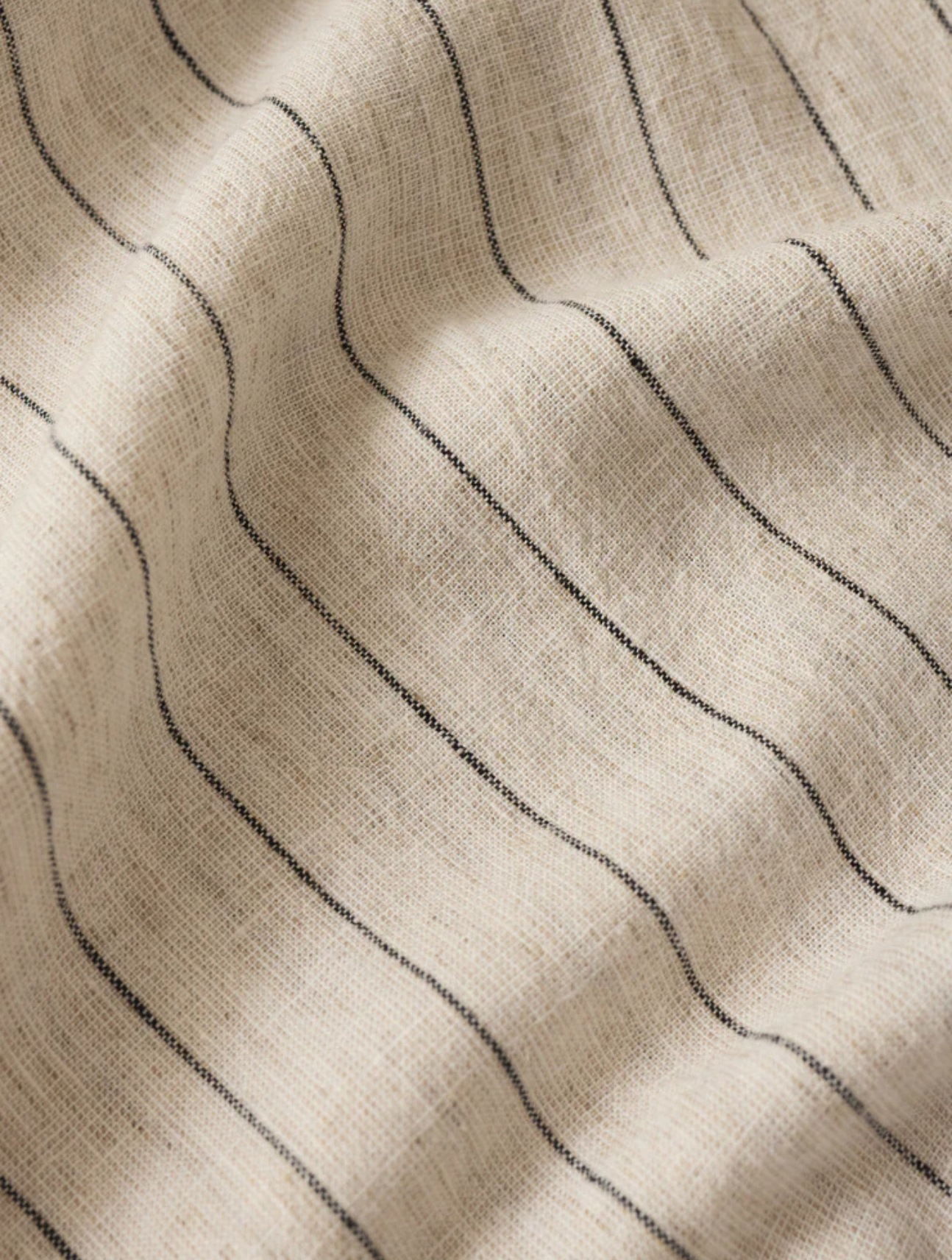 Henri Striped Linen Wide Leg Pant