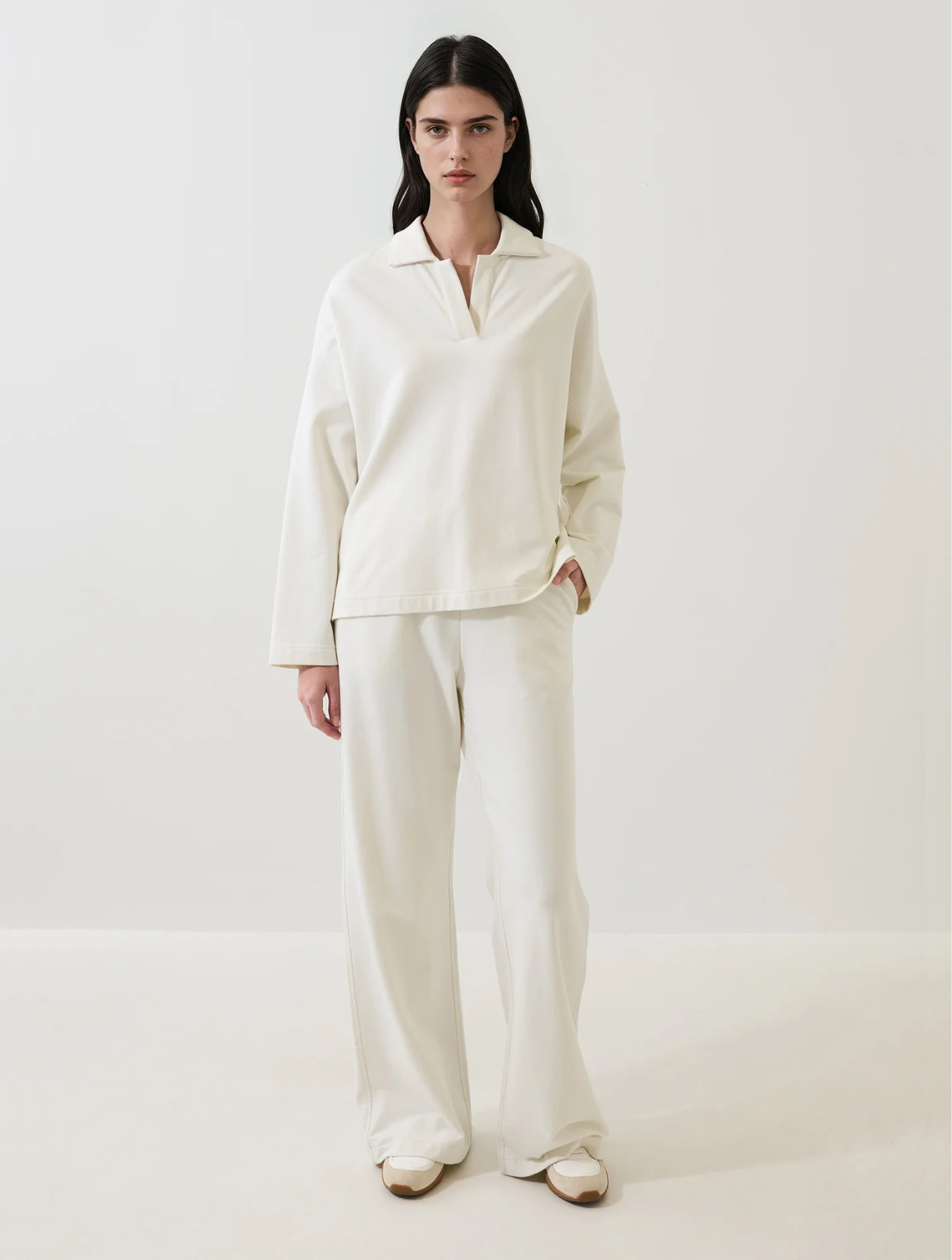 Pima Cotton French Terry Relaxed Polo