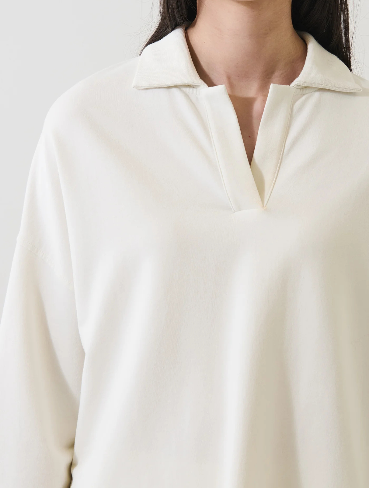 Pima Cotton French Terry Relaxed Polo