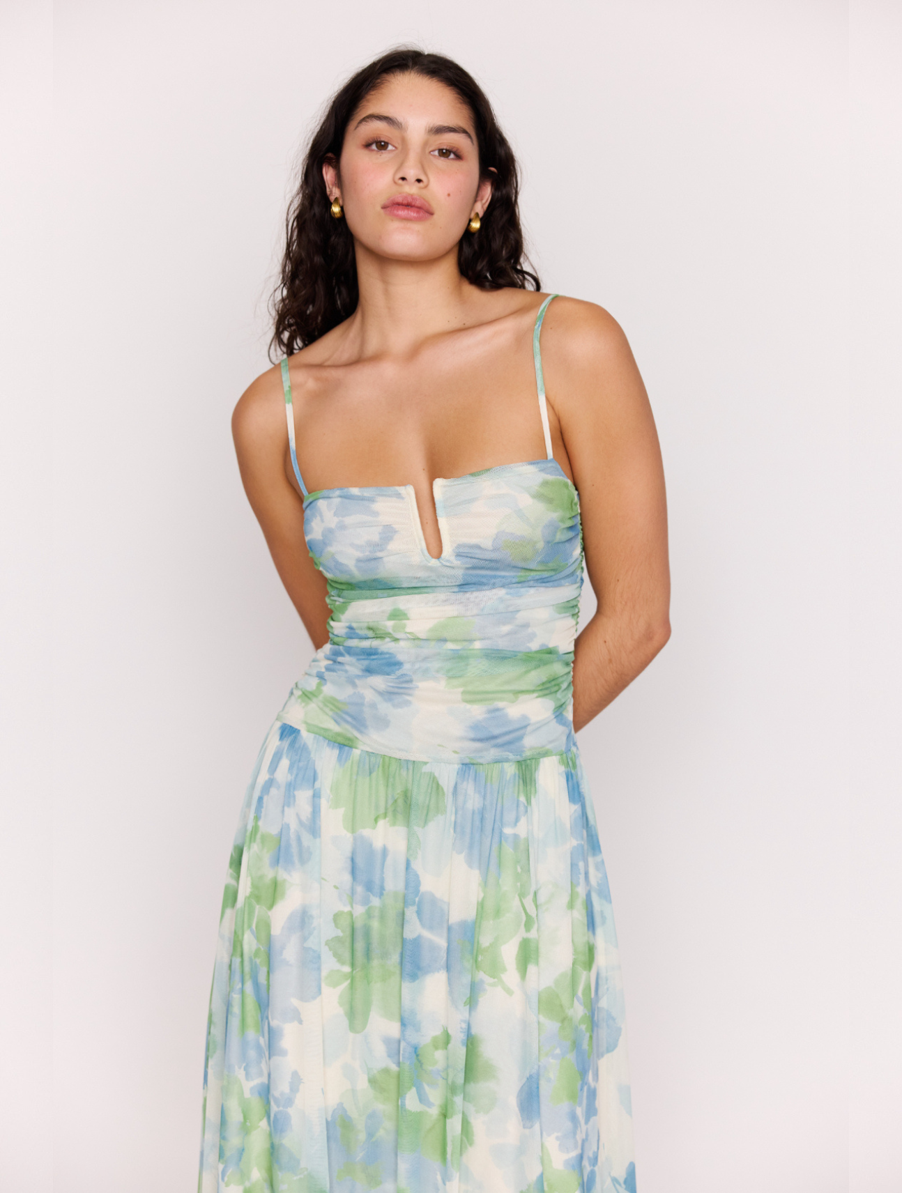 Carrie Mesh Maxi Dress