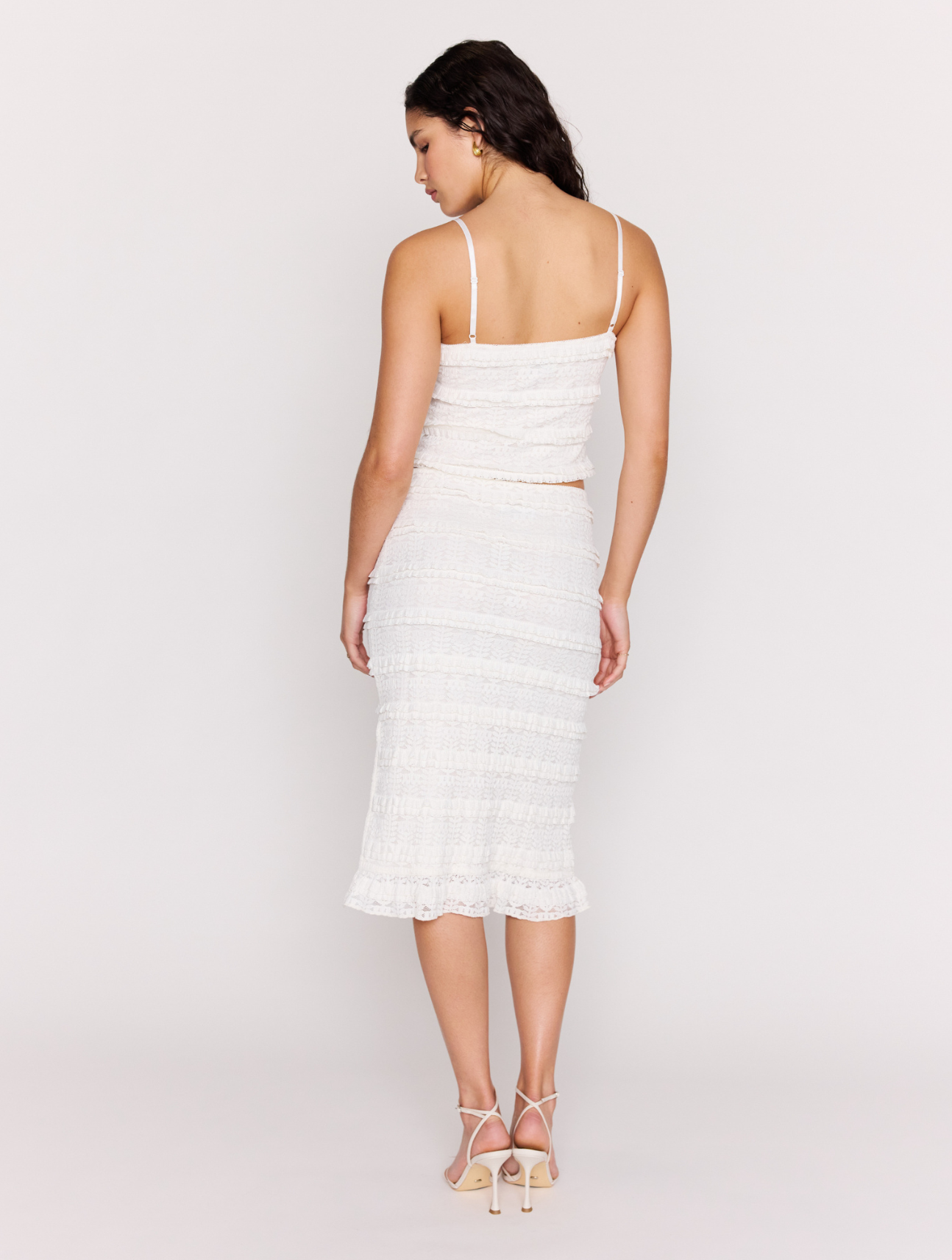 Sophia Lace Midi Skirt