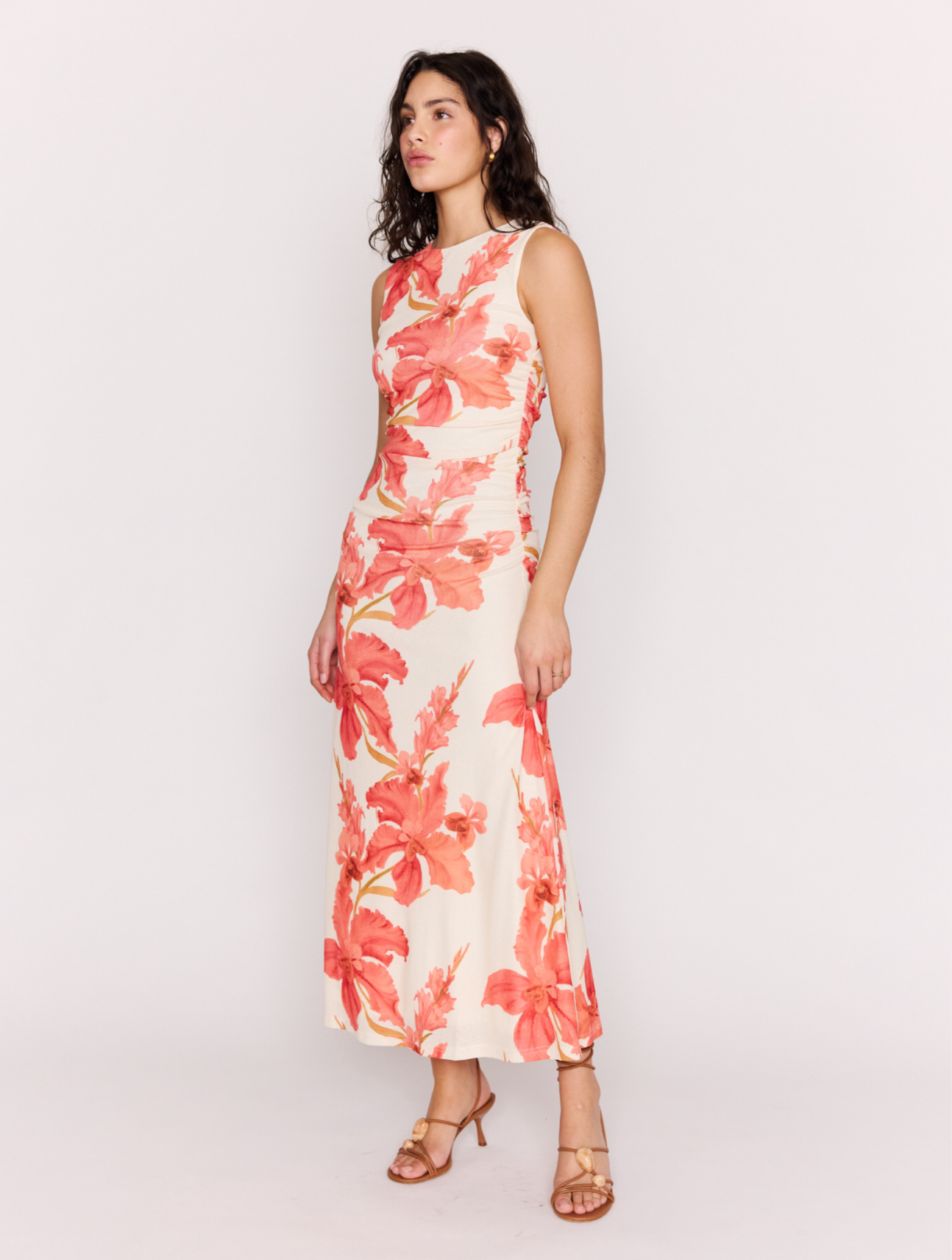 Isla Mesh Midi Dress