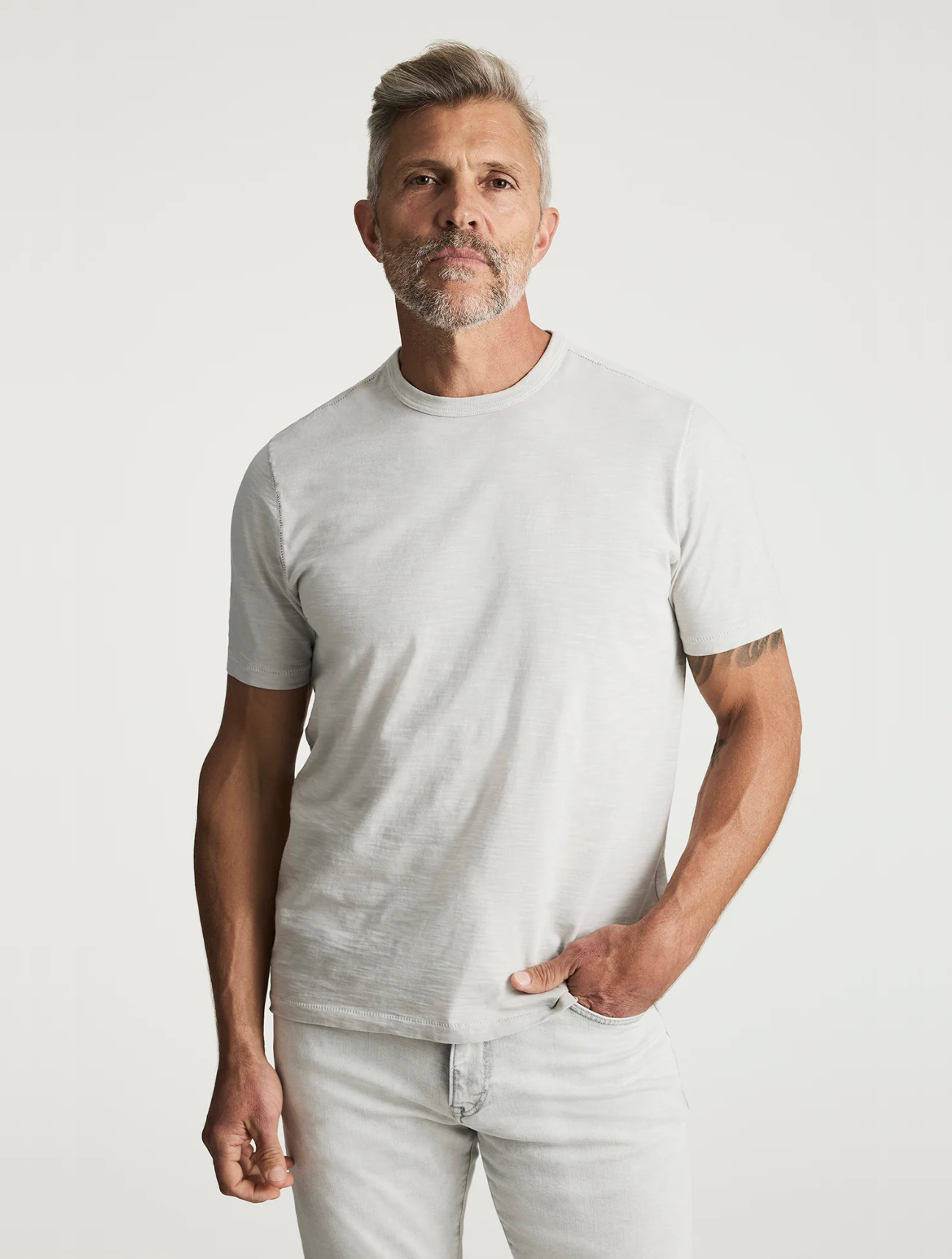 Slub Crew Neck T-Shirt