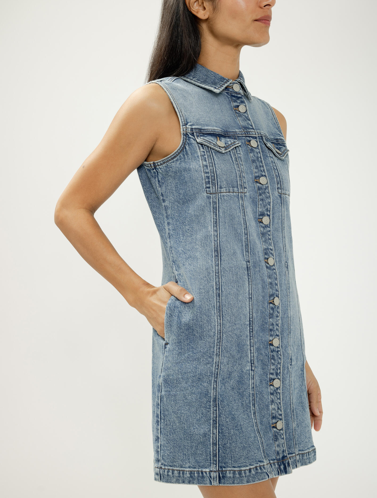 90's Denim Mini Dress