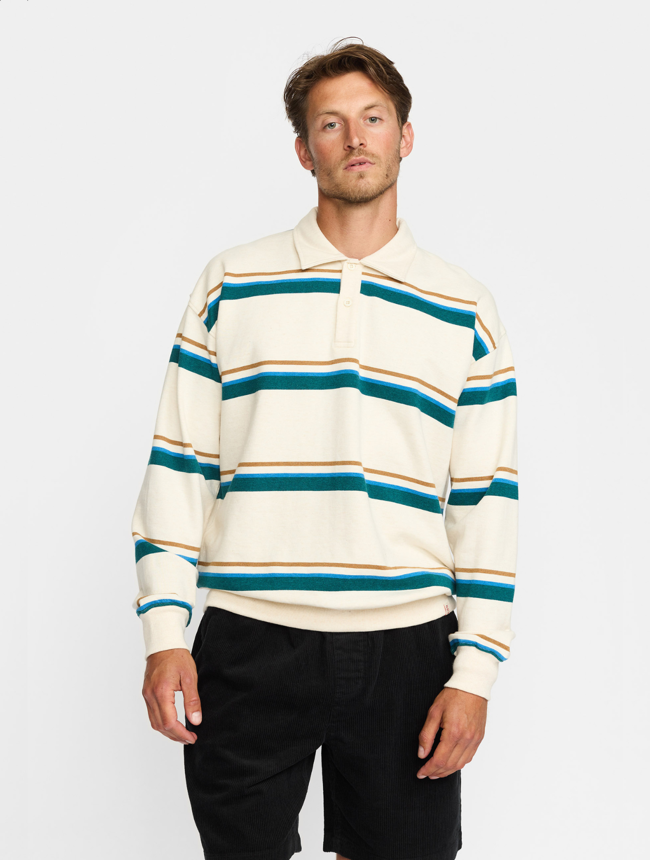 2804 Loose Polo Sweatshirt