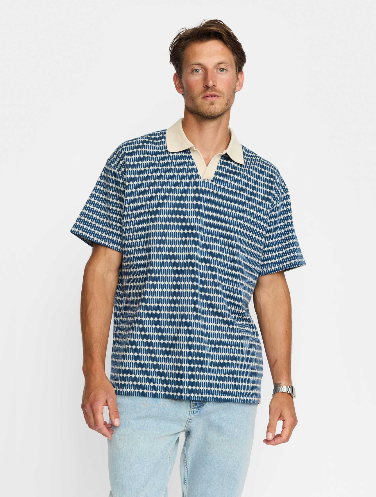 3230 Jacquard Polo Shirt