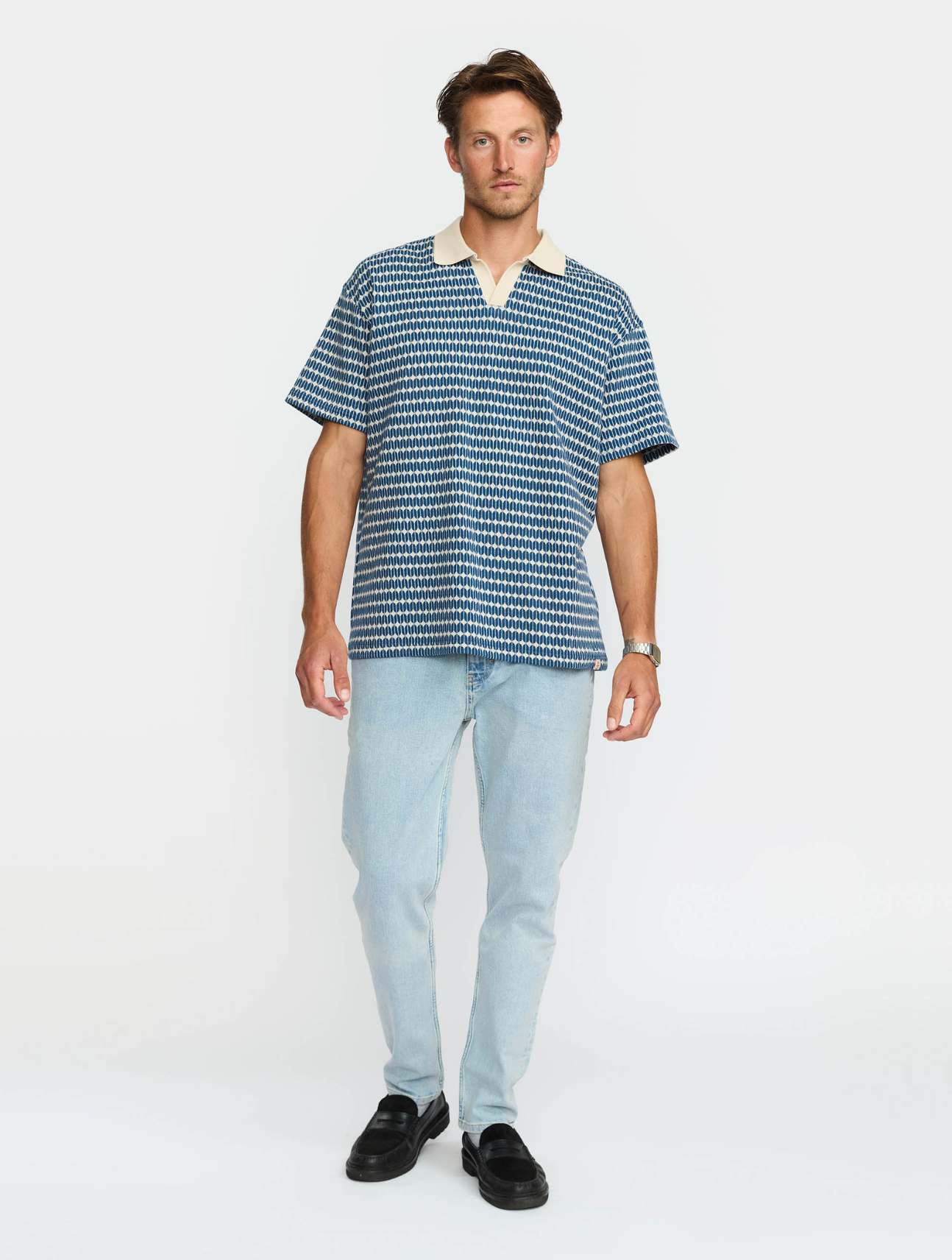 3230 Jacquard Polo Shirt