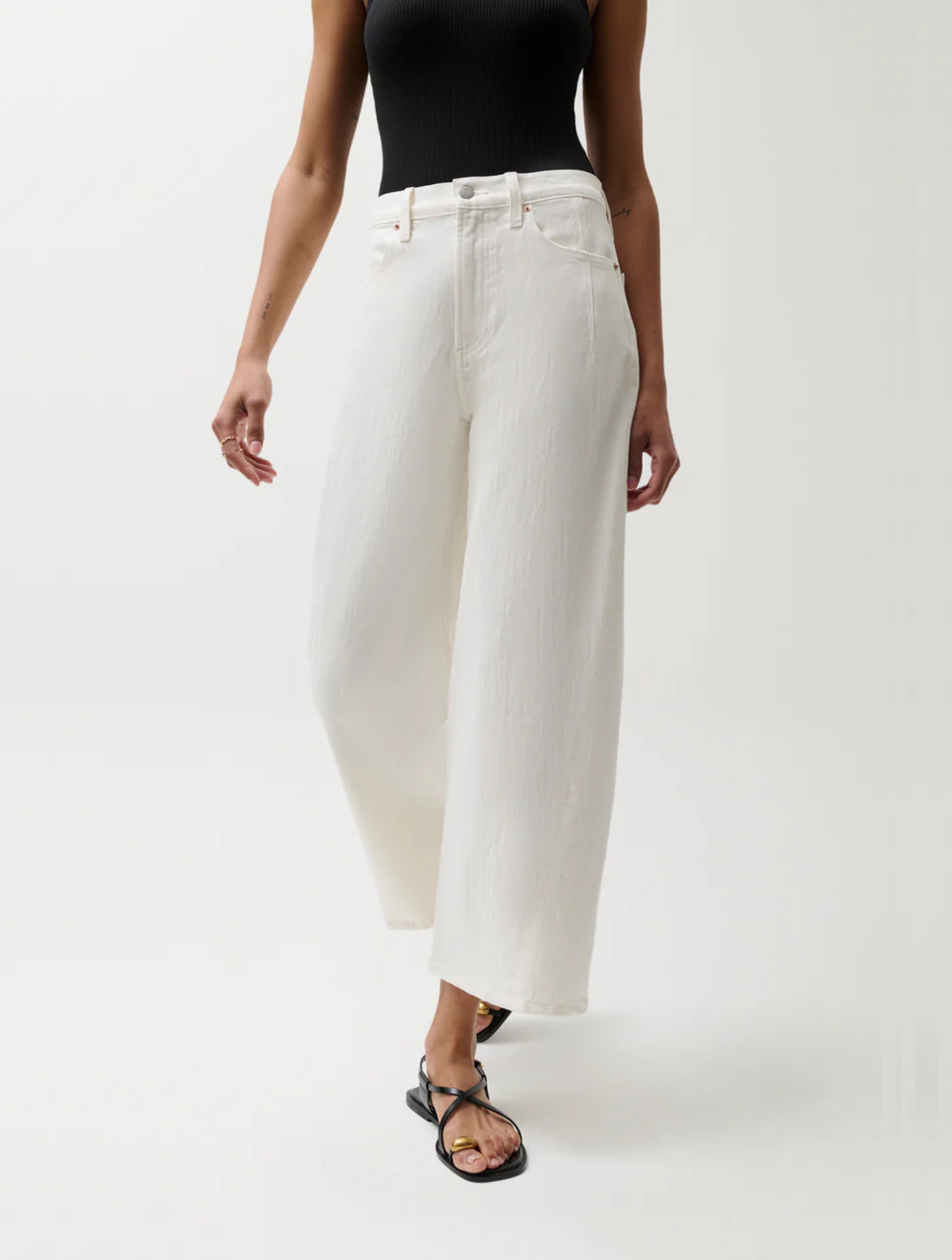 Kyra High Rise Bowed Ankle