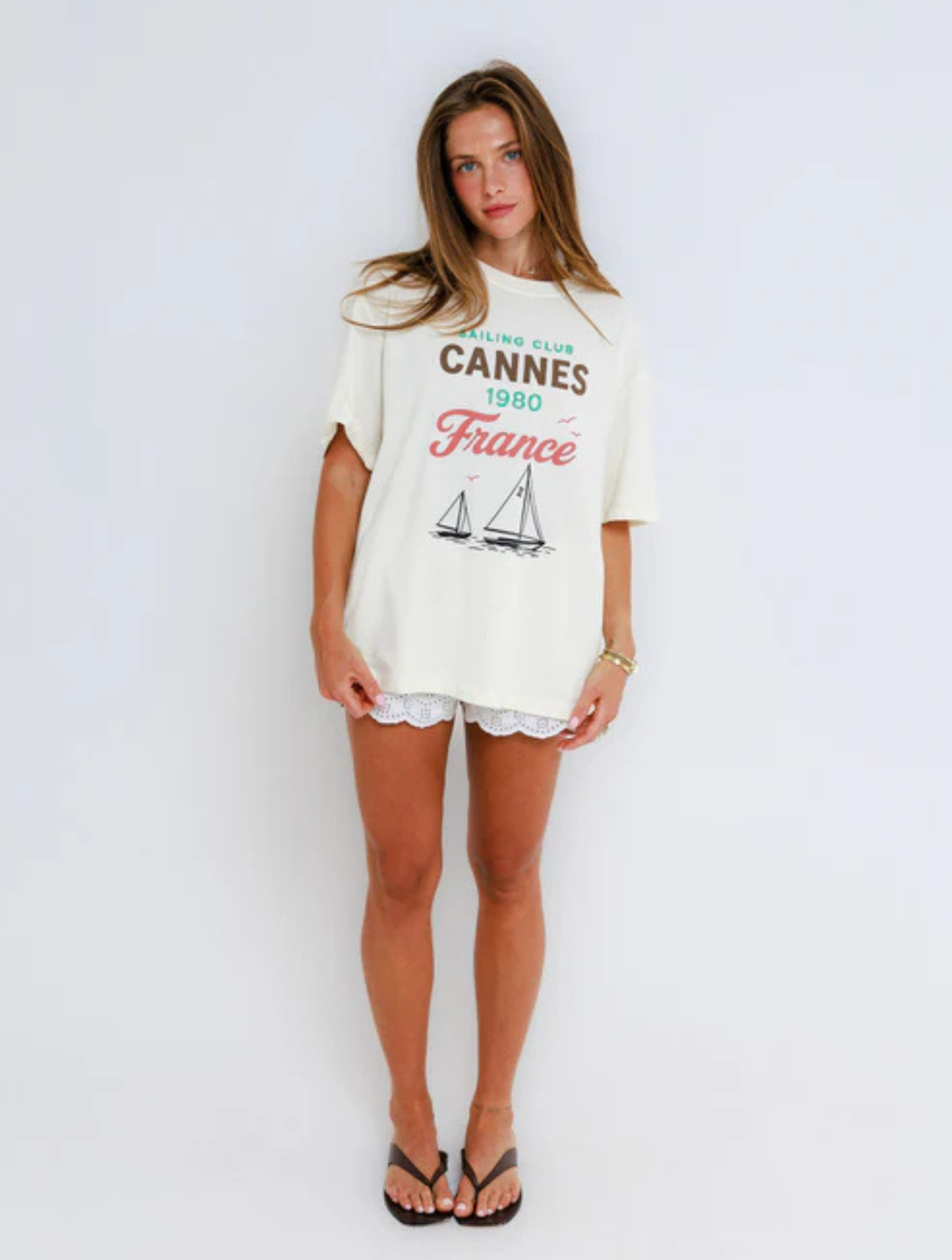 Sailing Club Cannes Boyfriend T-Shirt