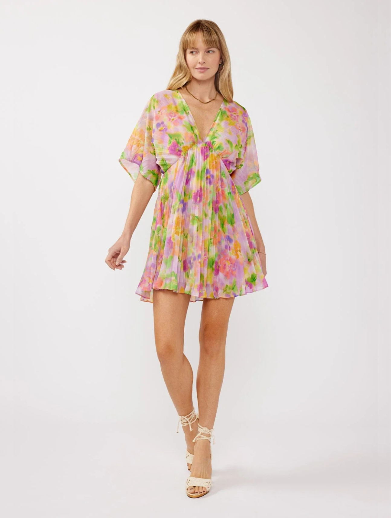 Mystic Bloom Mini Dress