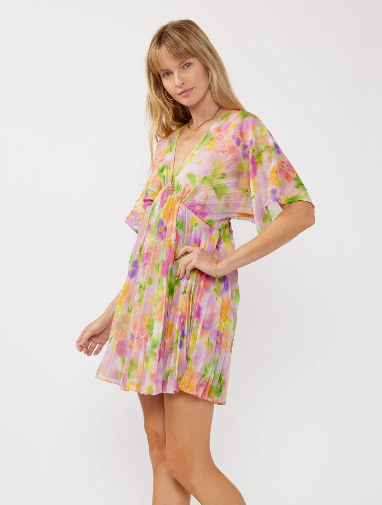 Mystic Bloom Mini Dress