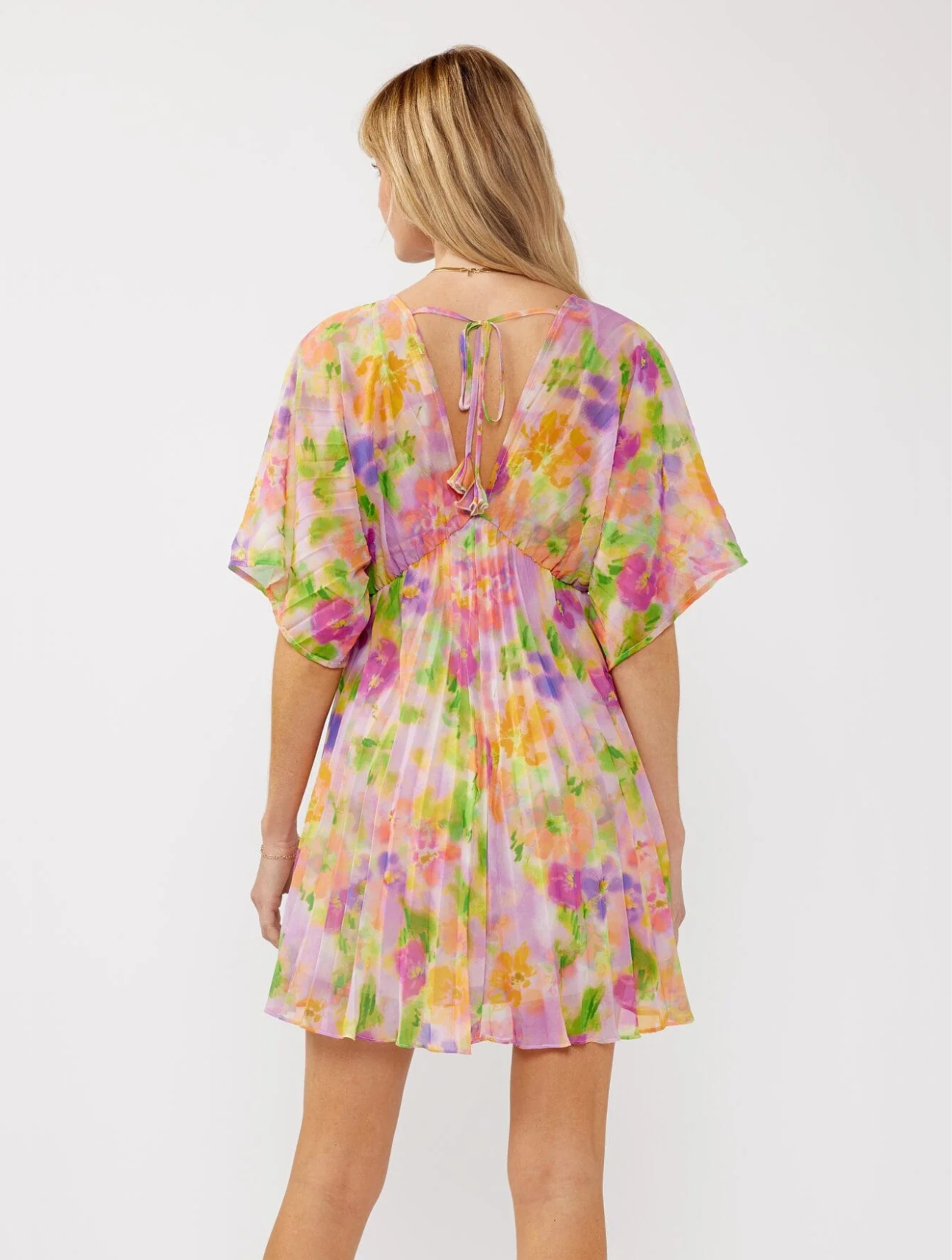 Mystic Bloom Mini Dress