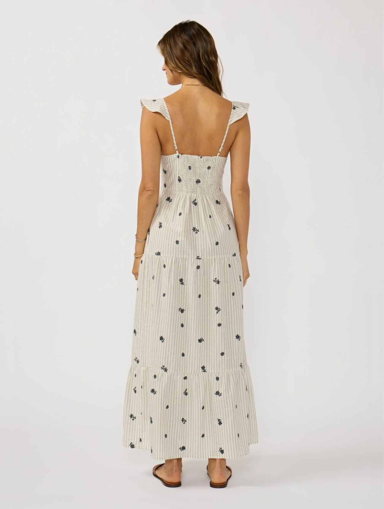 Maribel Embroidered Maxi Dress