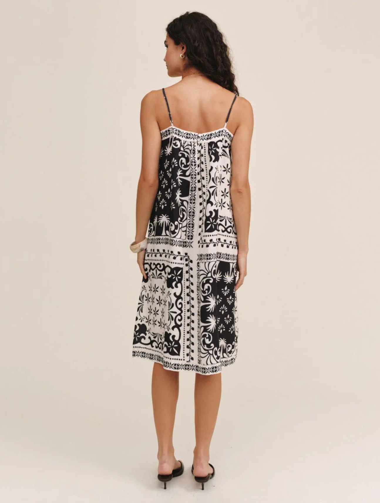 Spaghetti Strap Midi Dress