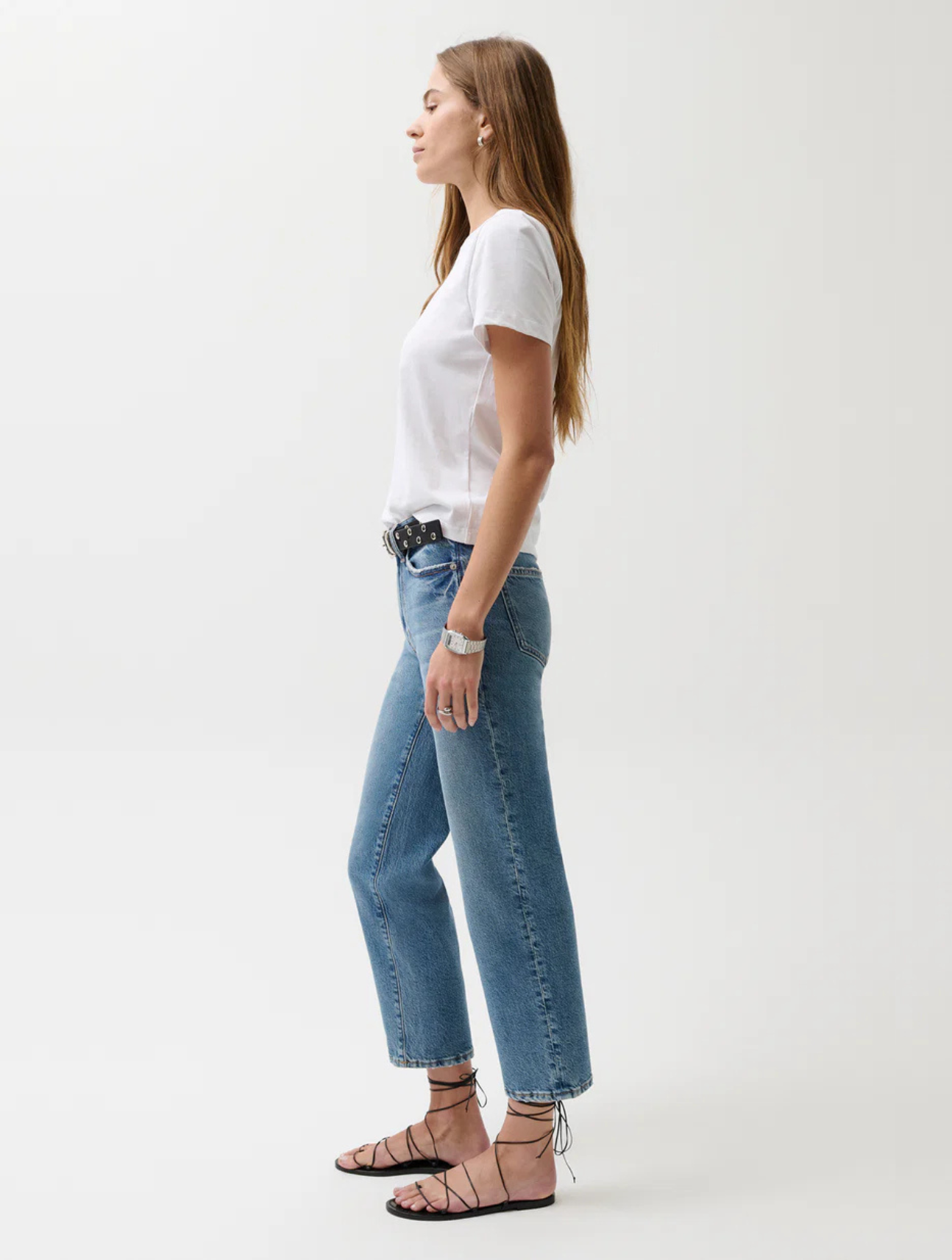 Aleks Mid Rise Cropped Straight