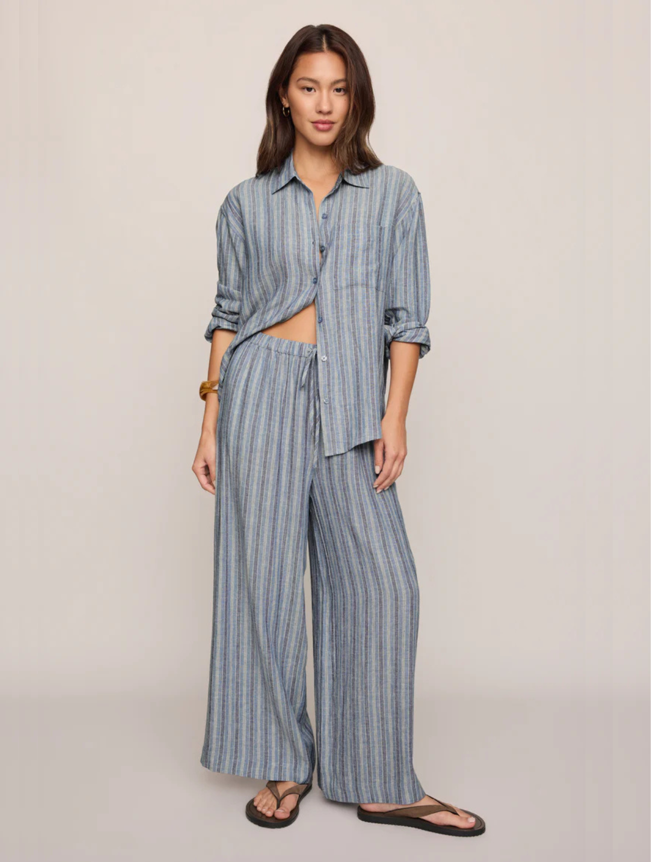 The Perfect Striped Button Up
