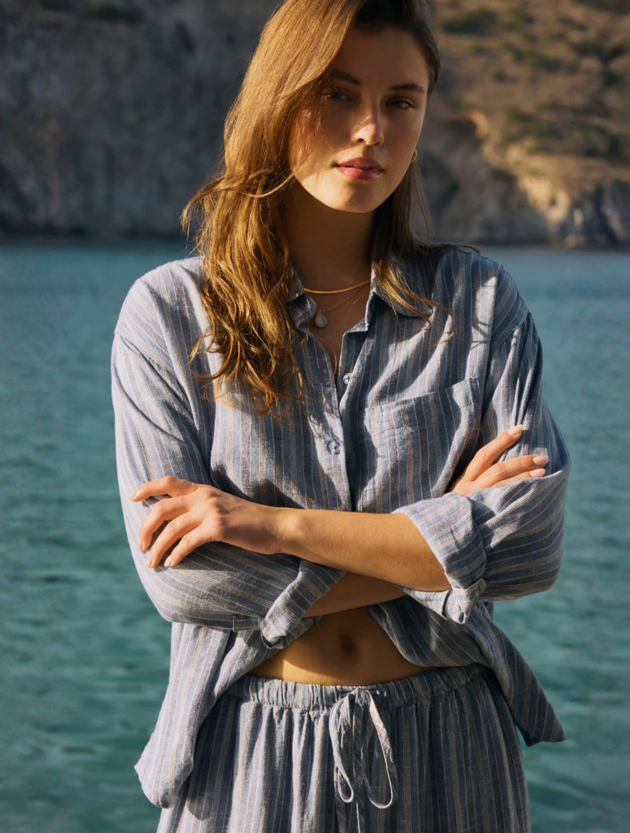 The Perfect Striped Button Up