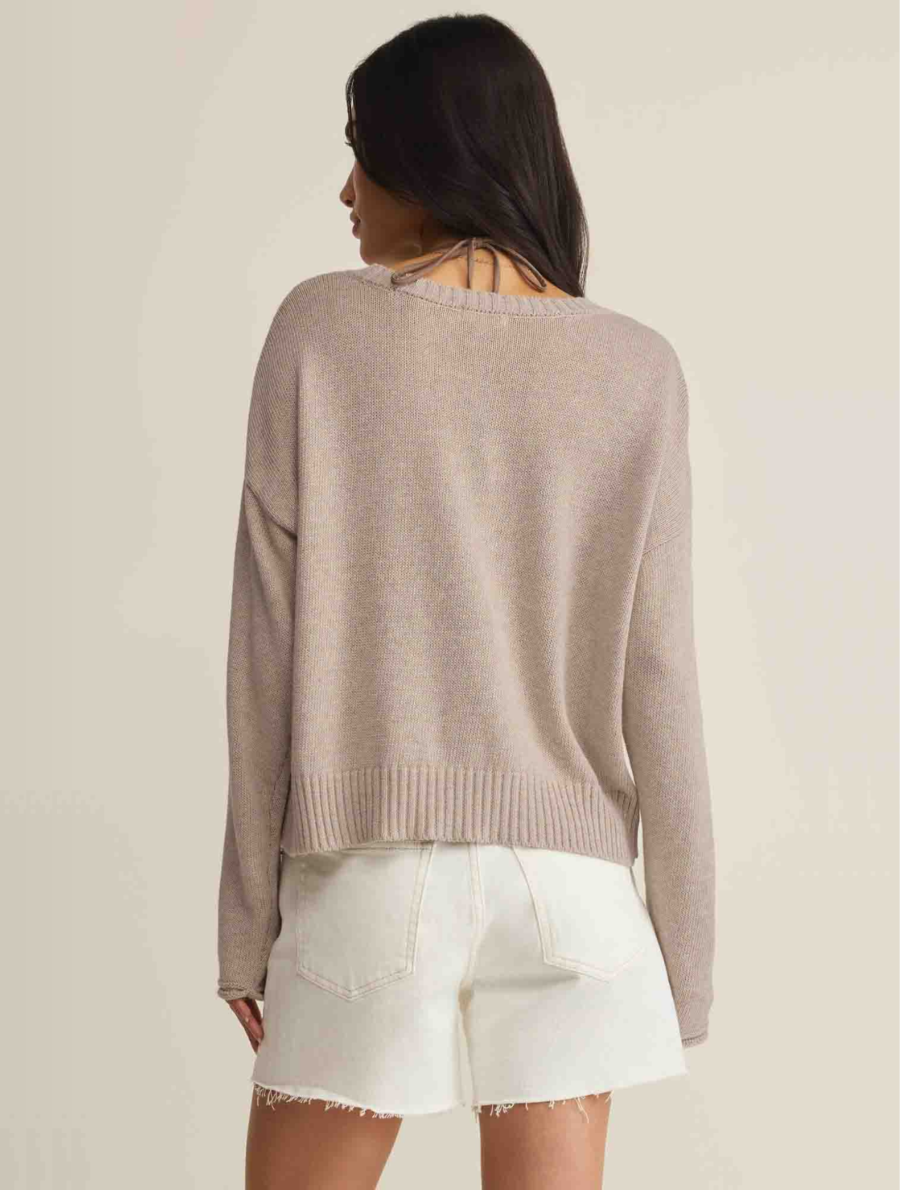 Beach Embroidered Sweater