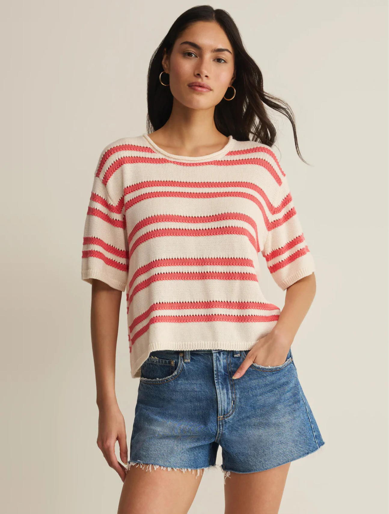 Prado Stripe Sweater Top