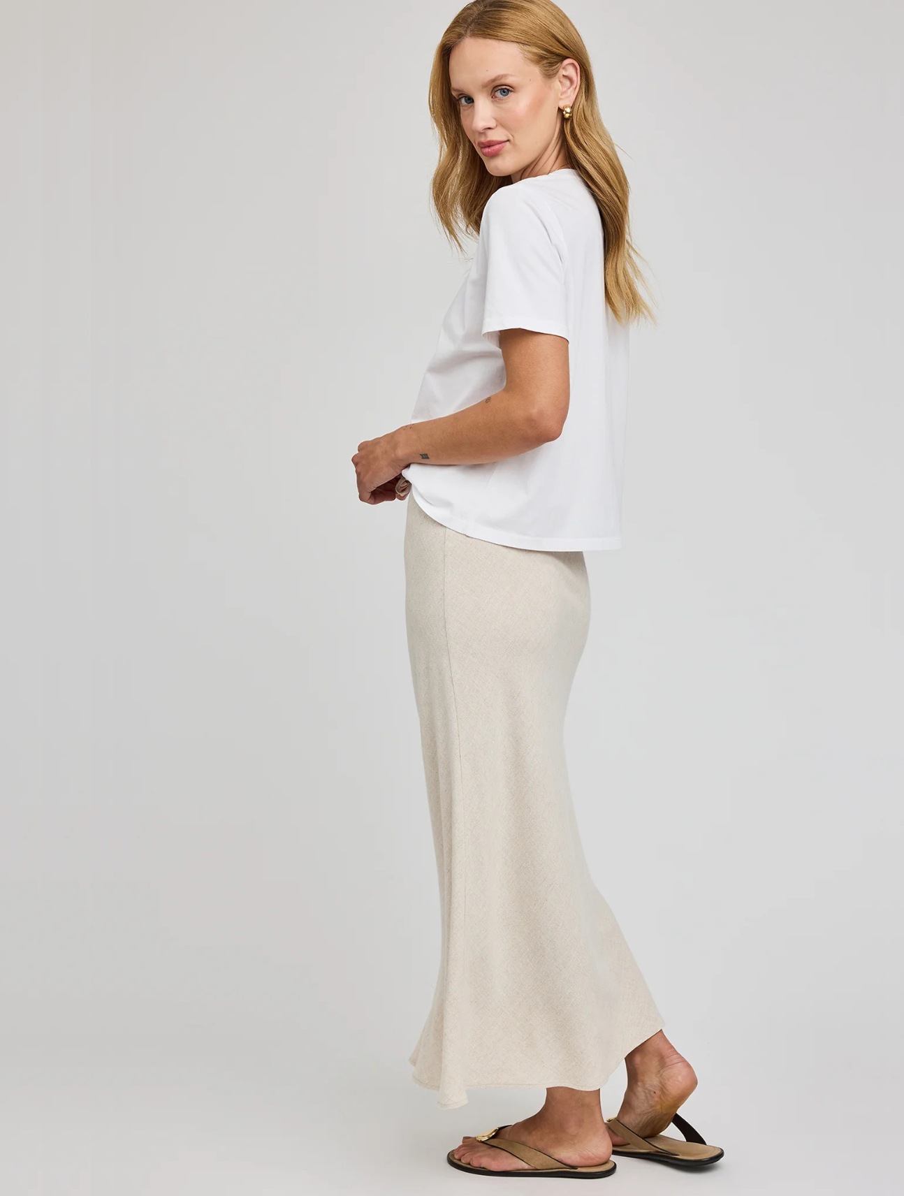Cassia Linen Skirt