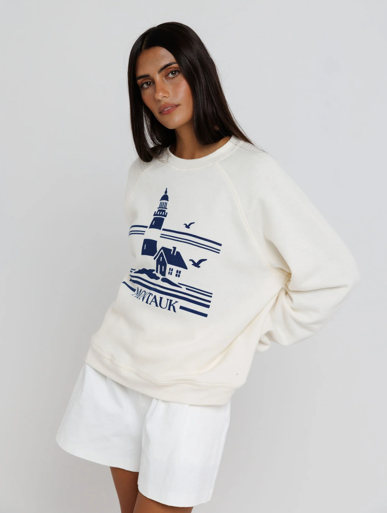 Montauk Lights Raglan Sweatshirt