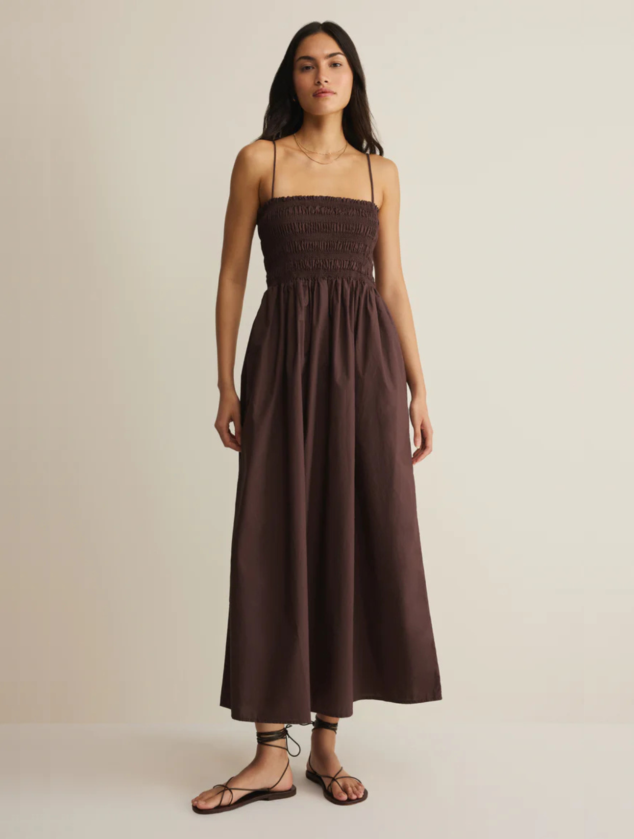 Cornelia Poplin Midi Dress