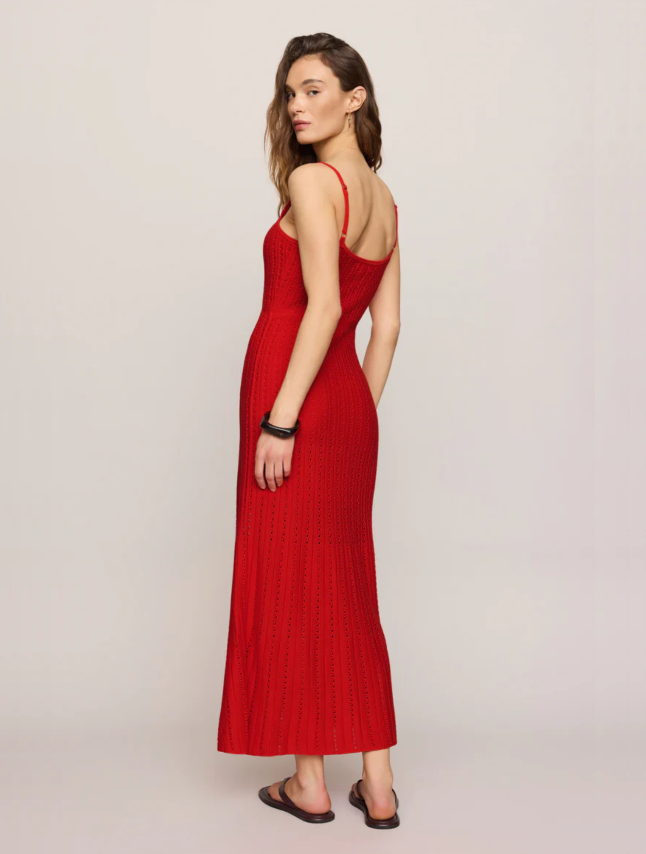 Sundra Crochet Maxi Dress