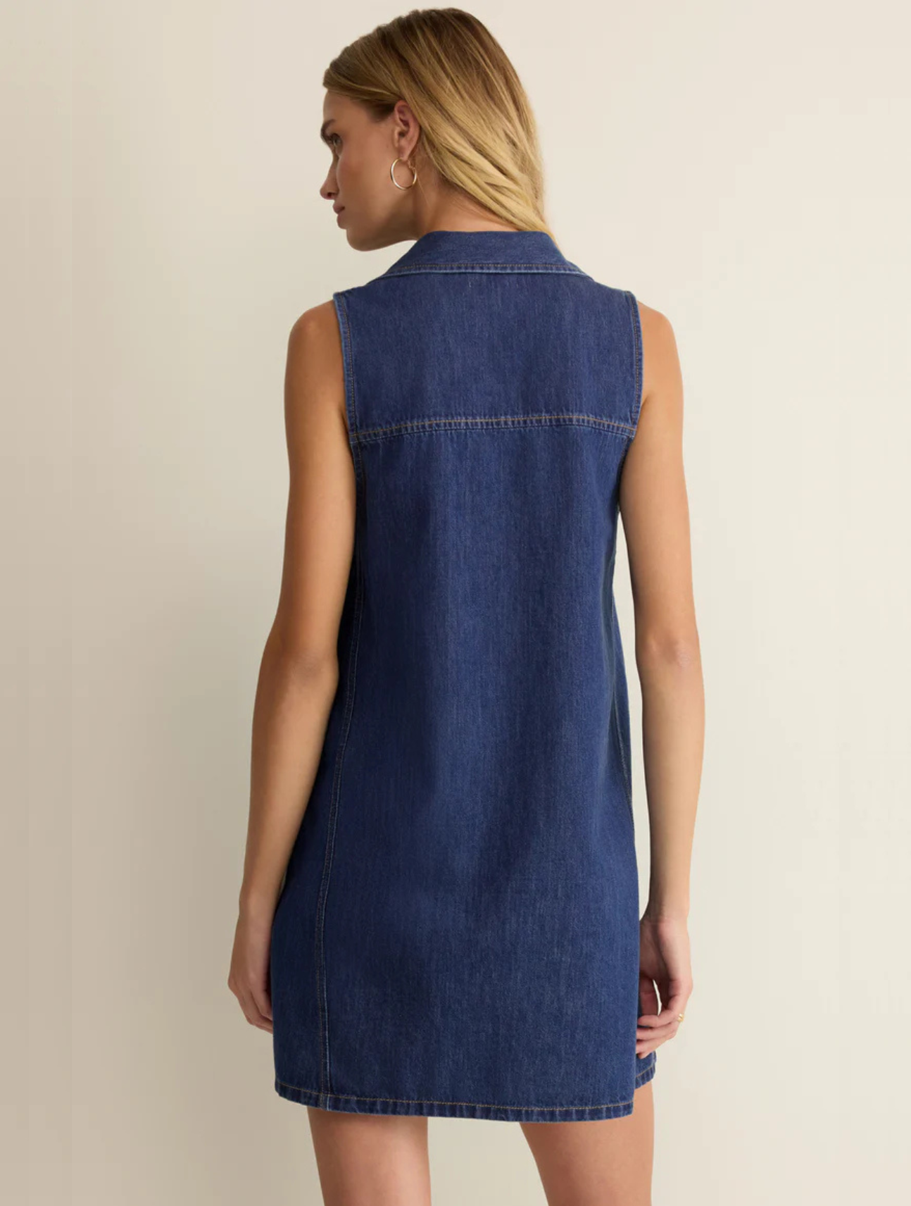 New Light Denim Mini Dress