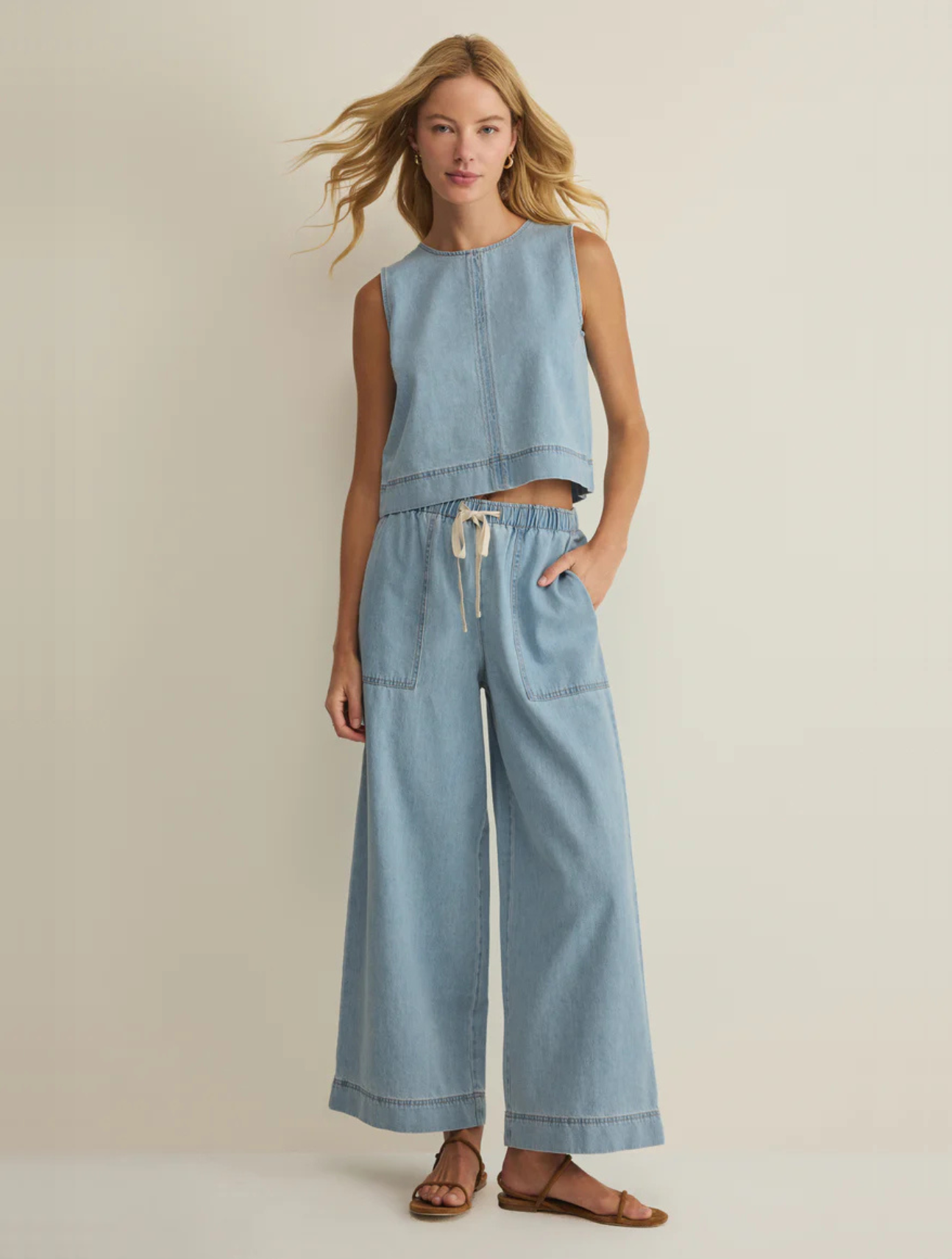 Sun Seeker Denim Tank