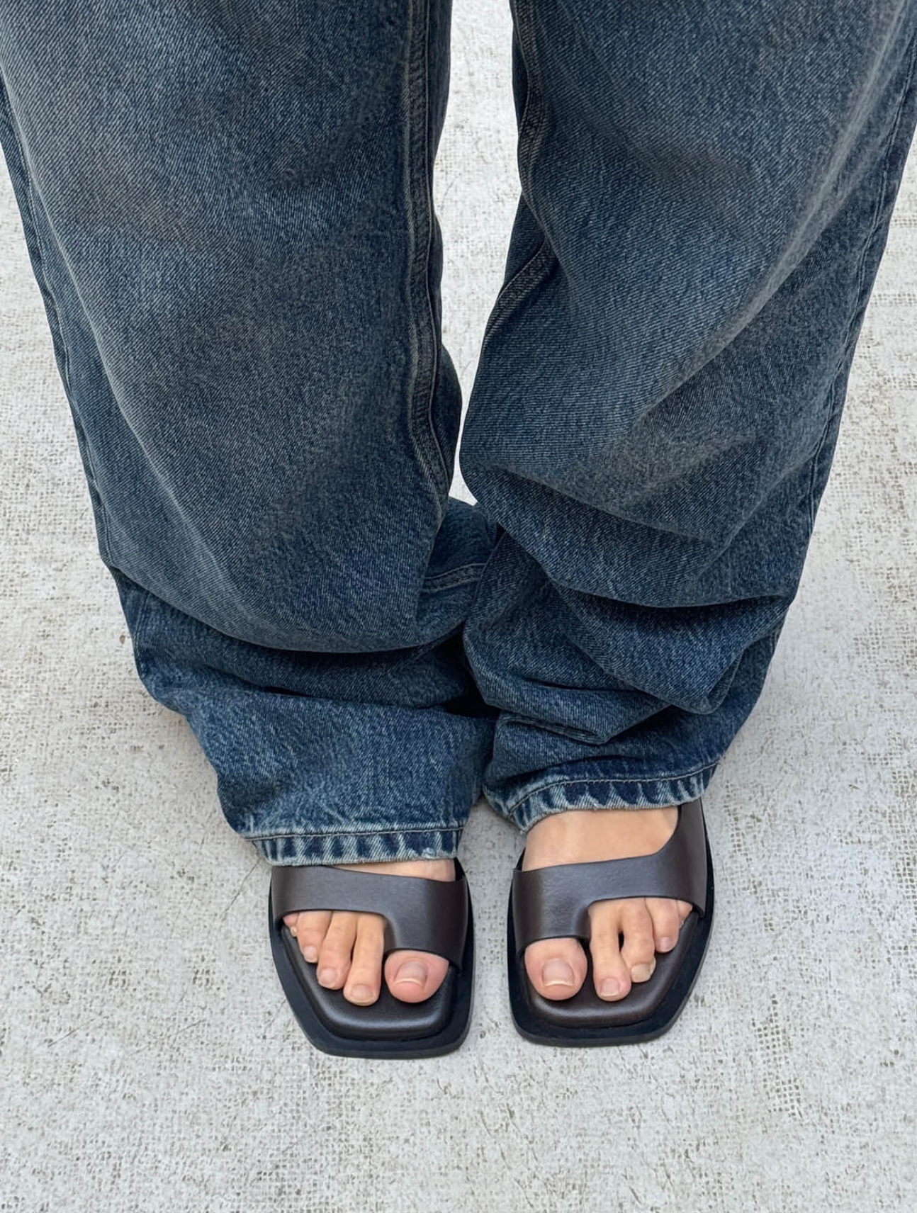 Tebas Leather Sandals