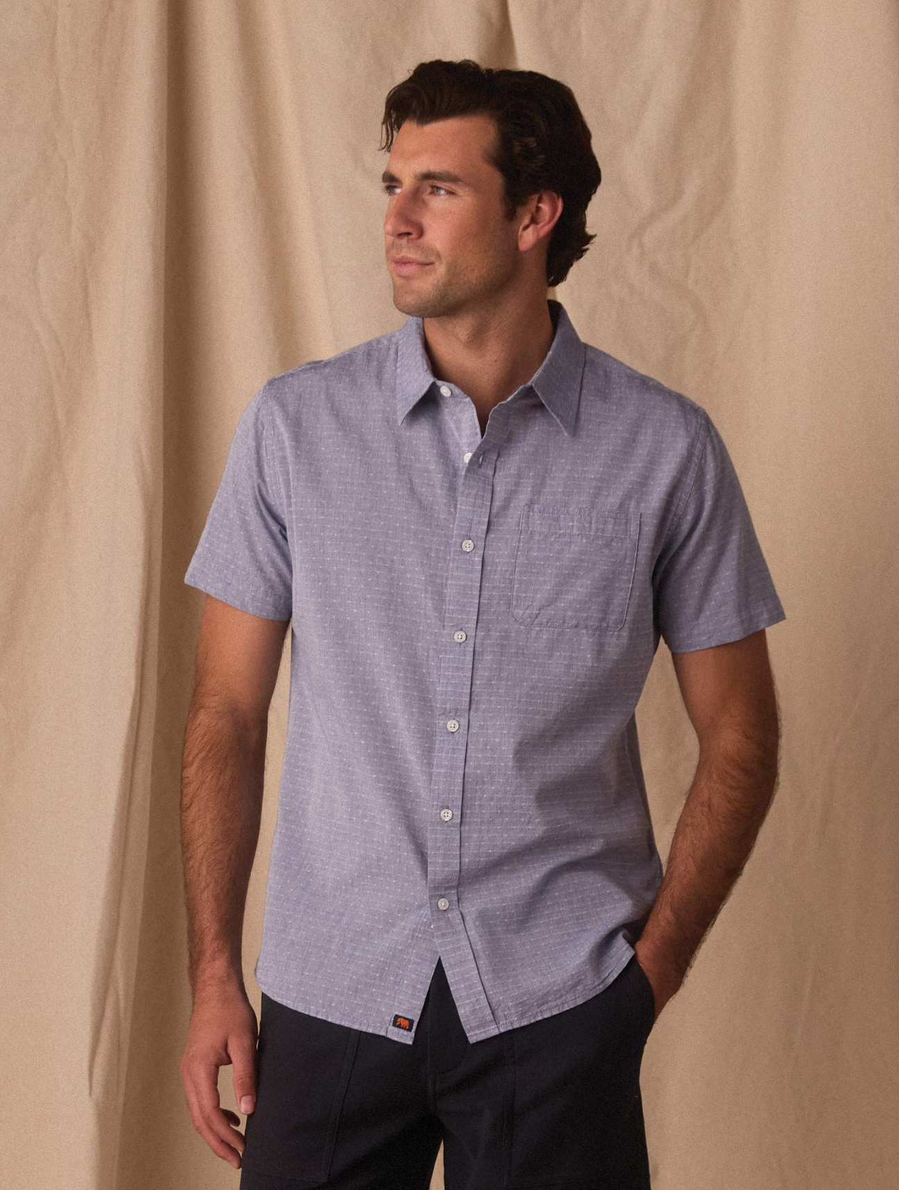 Freshwater Short Sleeve Button Up
