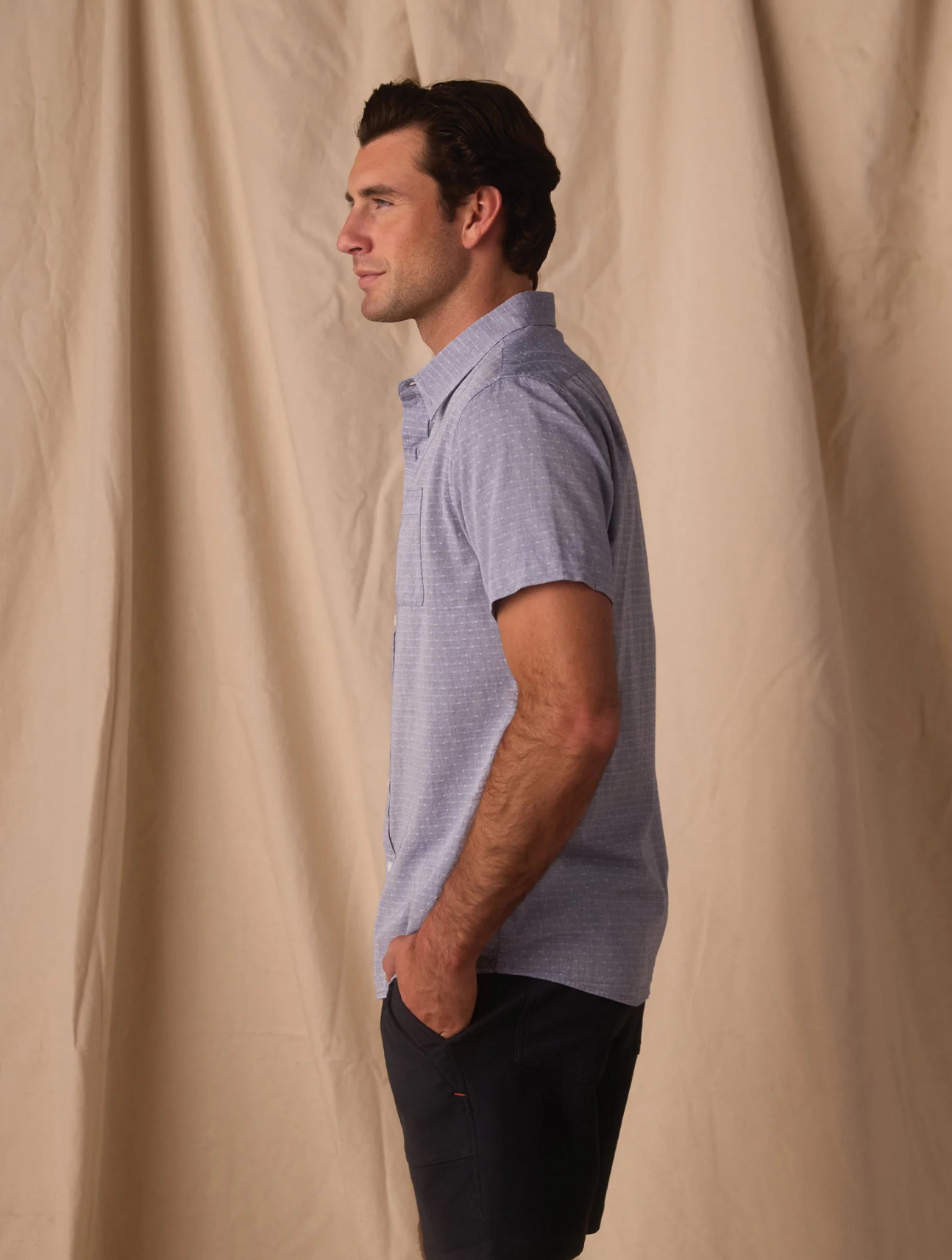 Freshwater Short Sleeve Button Up