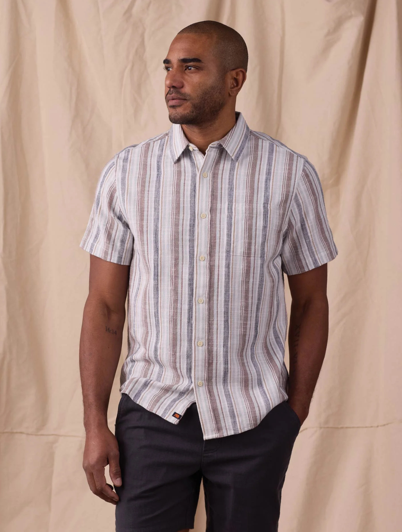 Freshwater Short Sleeve Button Up