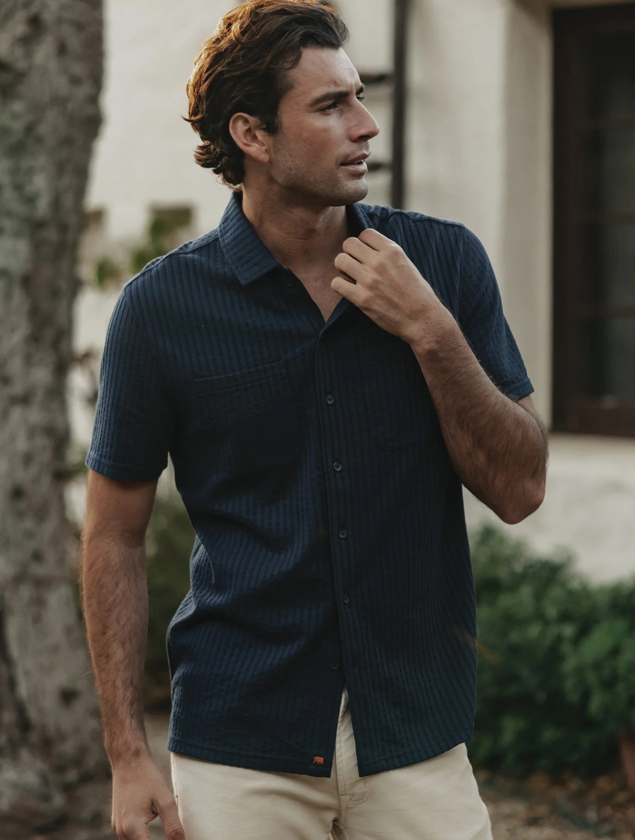 Knit Getaway Button Up Shirt