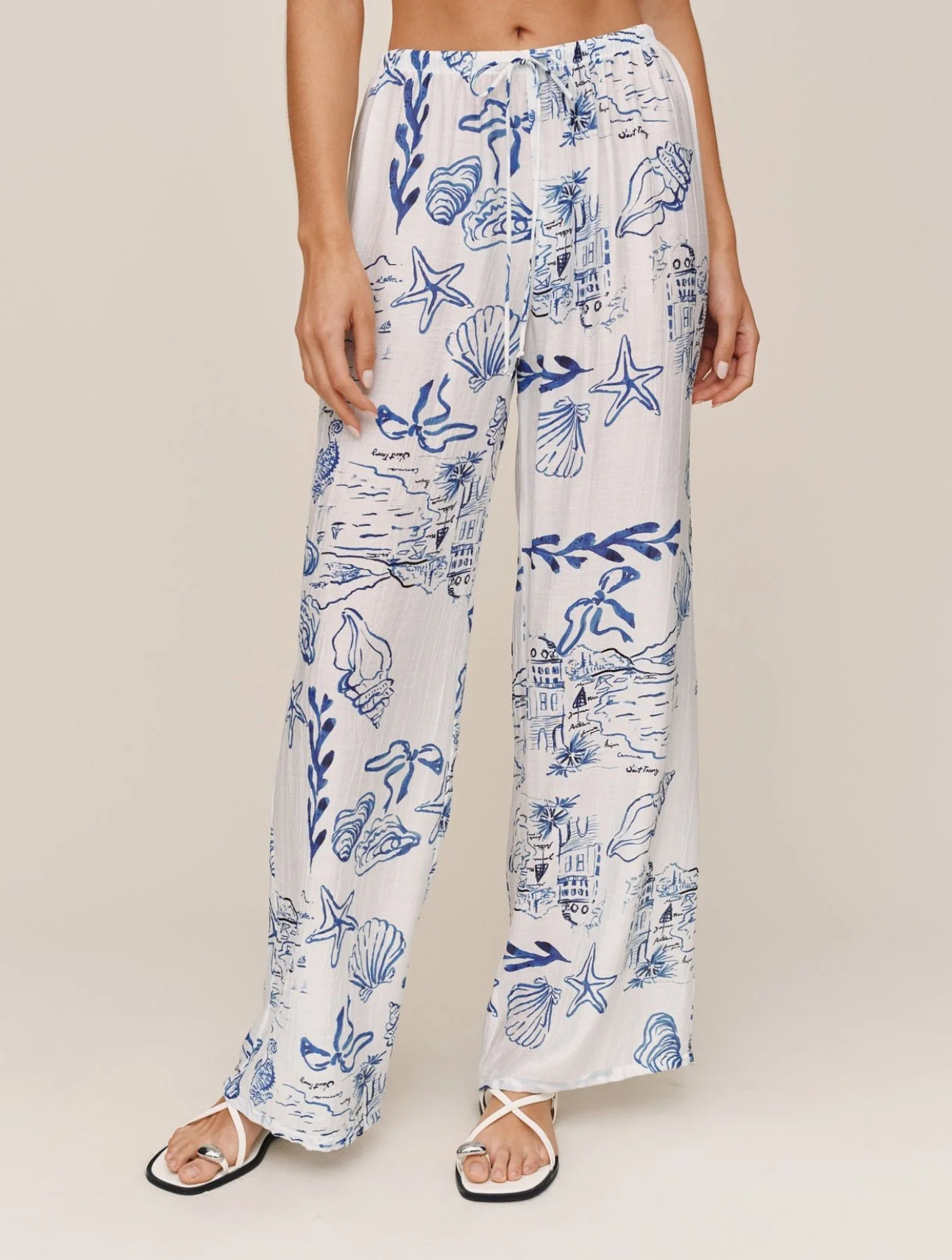 Wide Leg Beach Pant