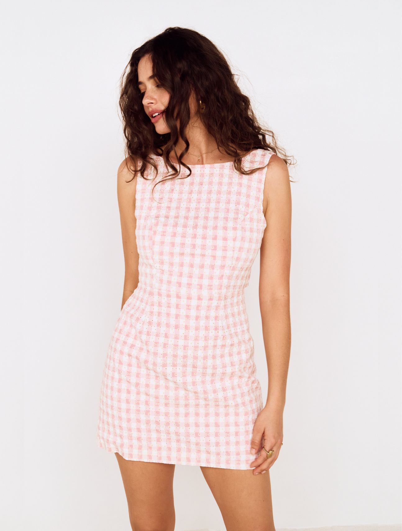 Sabina Tie Back Mini Dress