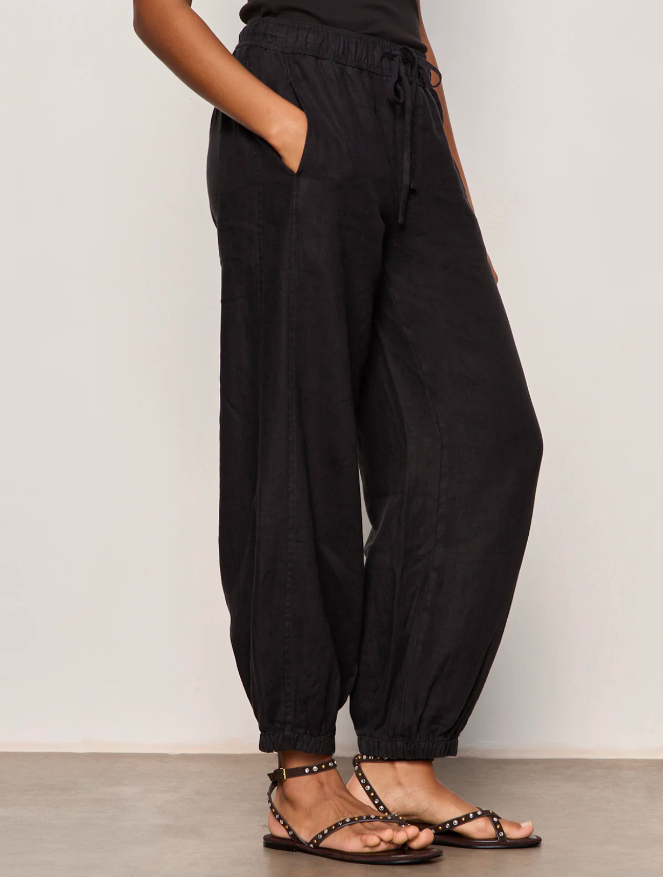 Melody Micro Linen Balloon Pant