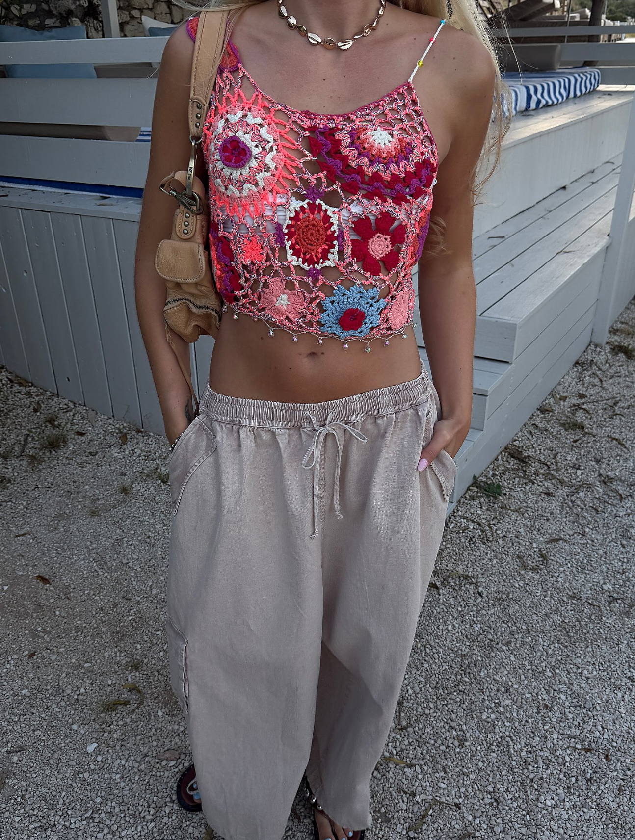 Fiorella Crochet Tank