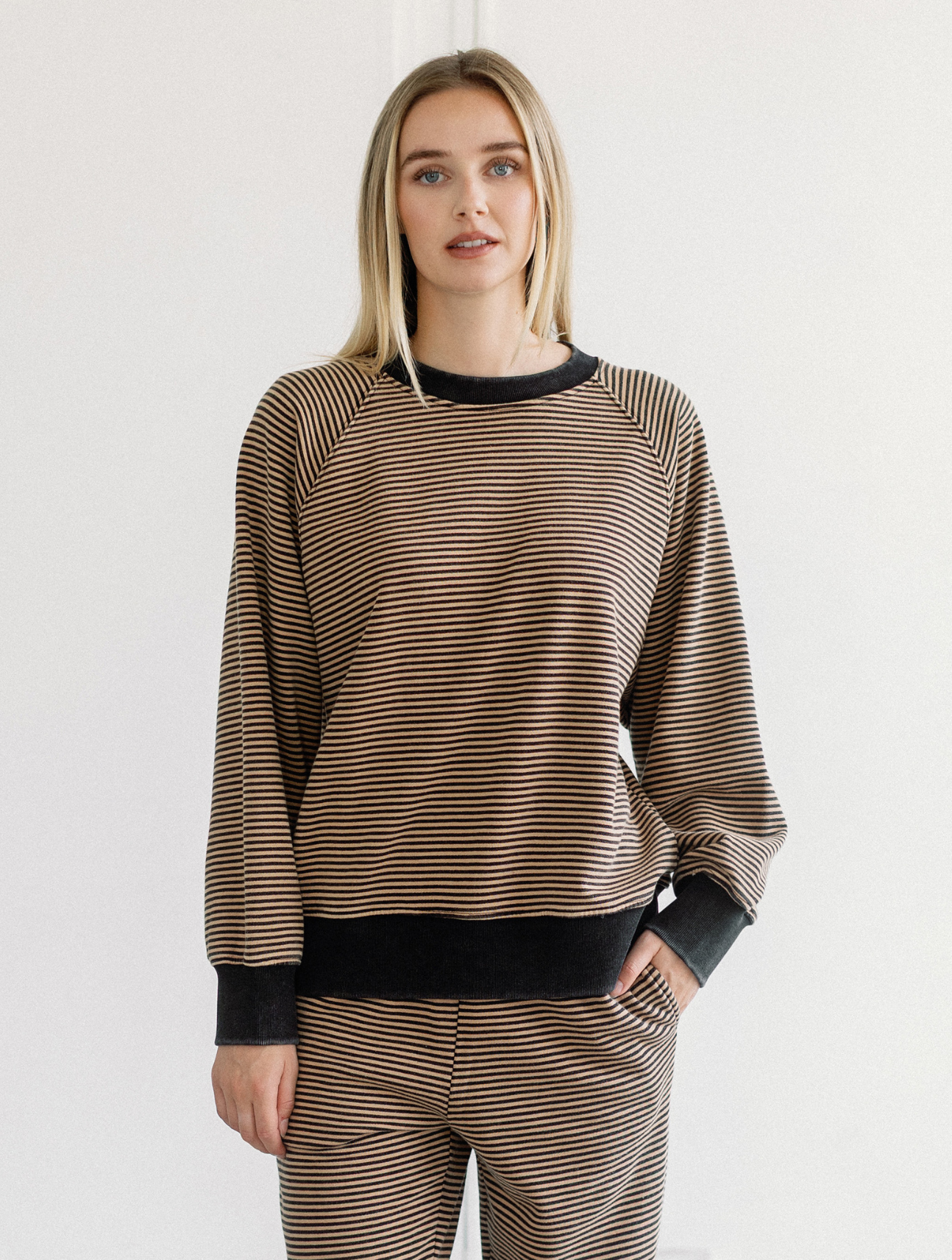 Mini Stripe Crew