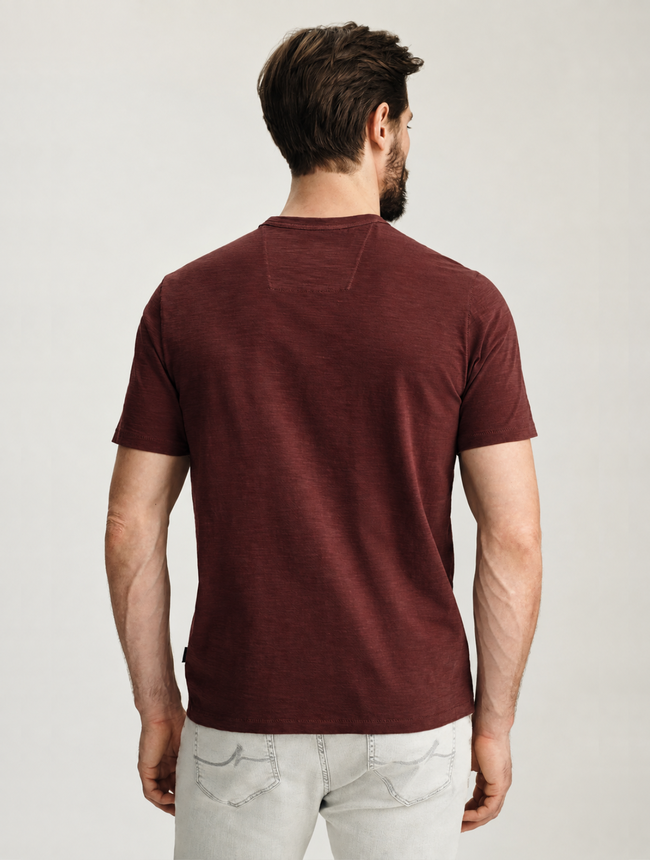 Slub Crew Neck T-Shirt