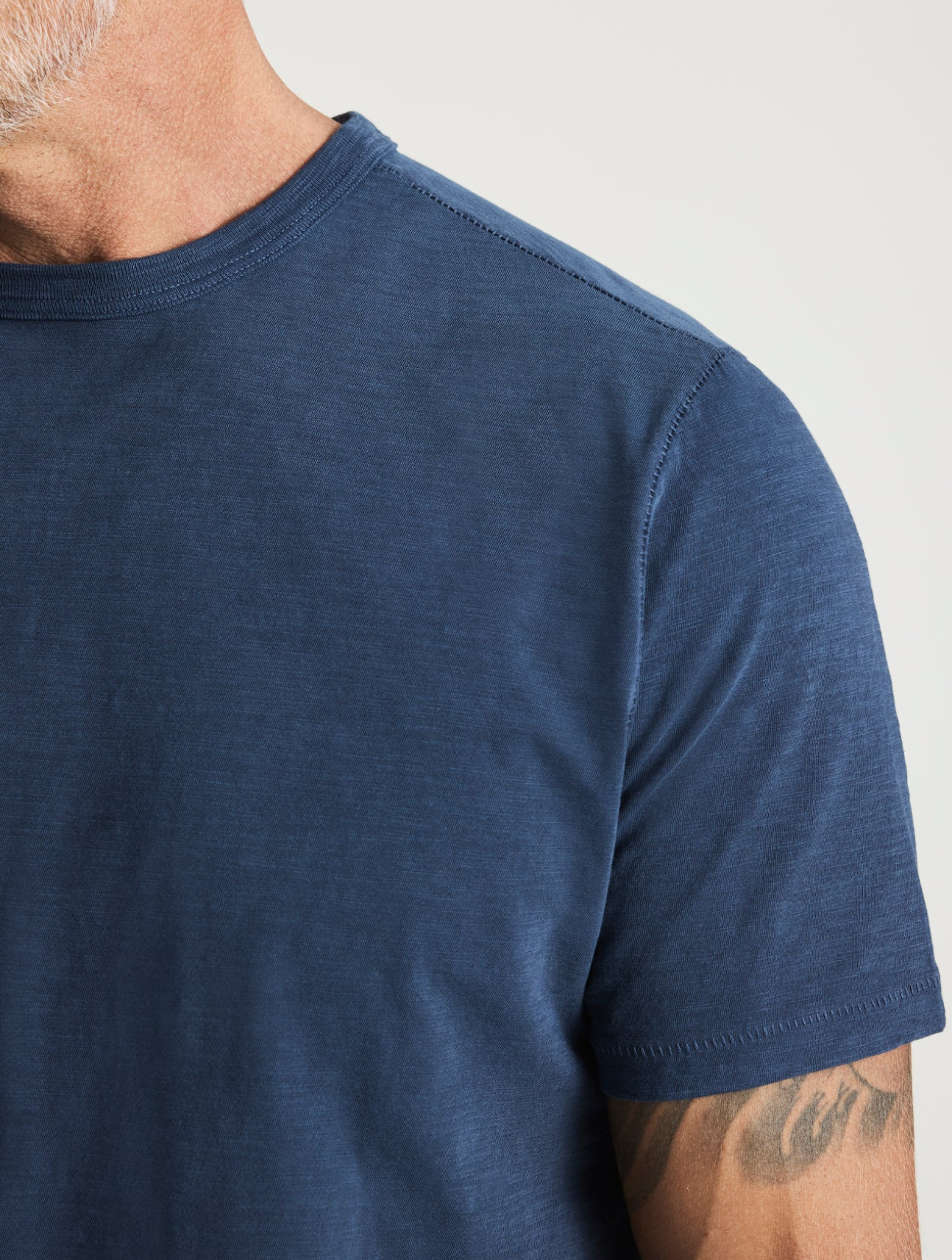 Slub Crew Neck T-Shirt