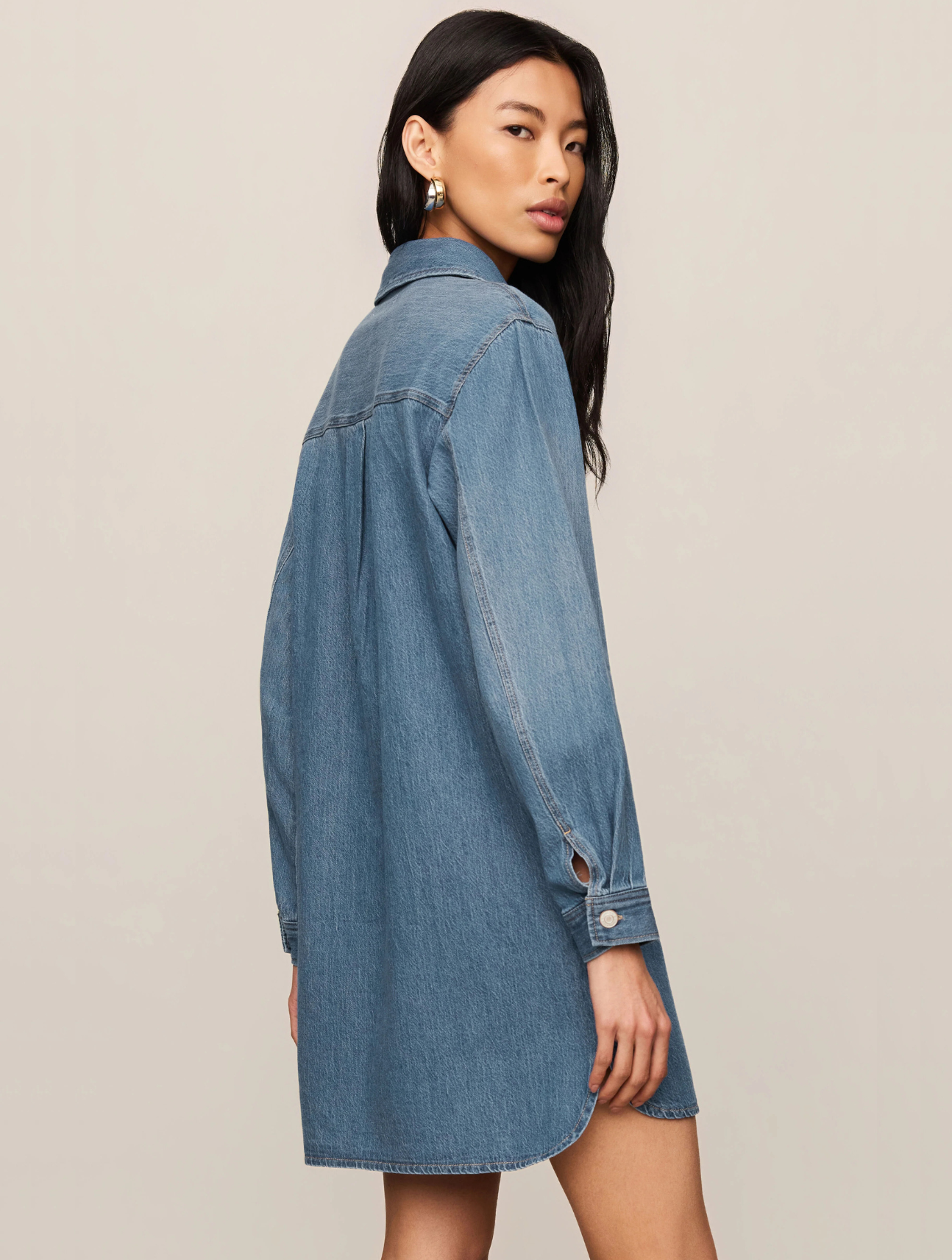 Lucie Denim Shirt Dress