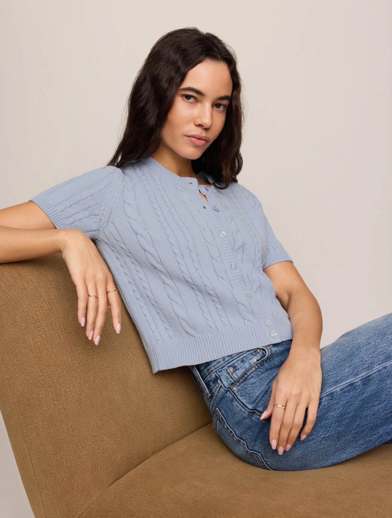 Cera Short Sleeve Cardigan