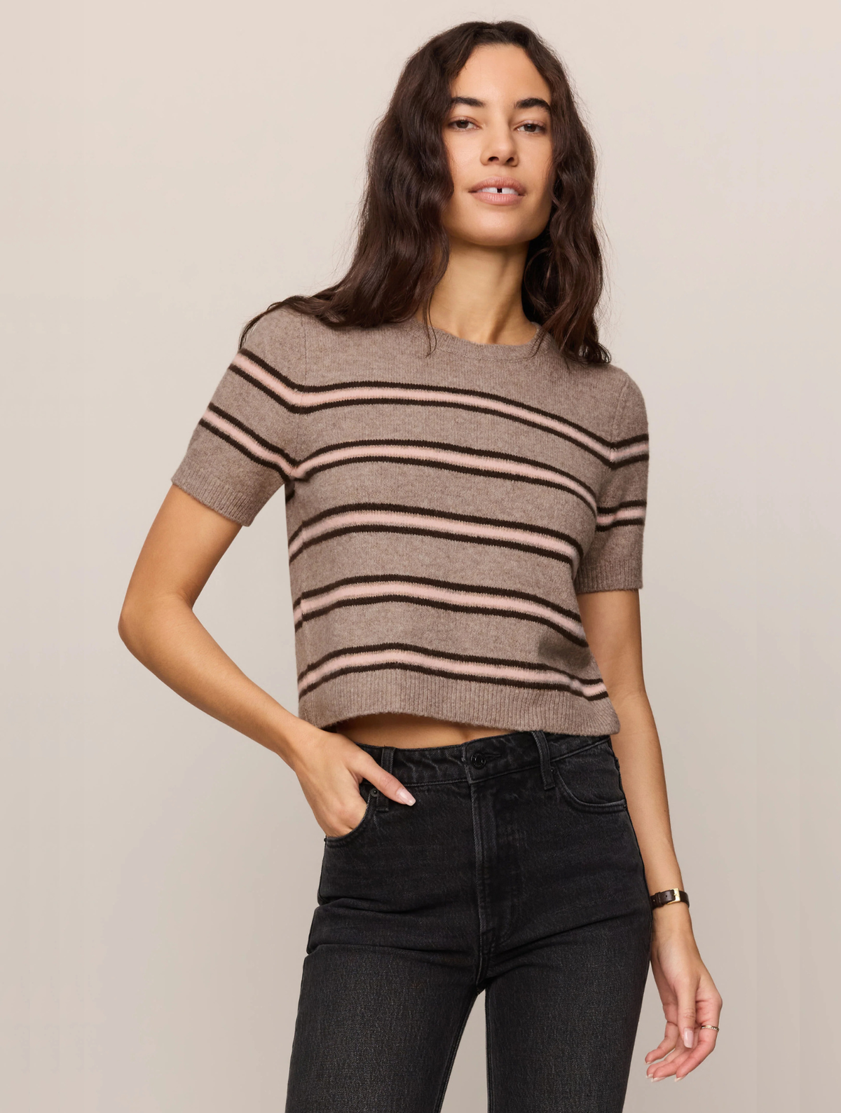 Gatewood Stripe Sweater Tee