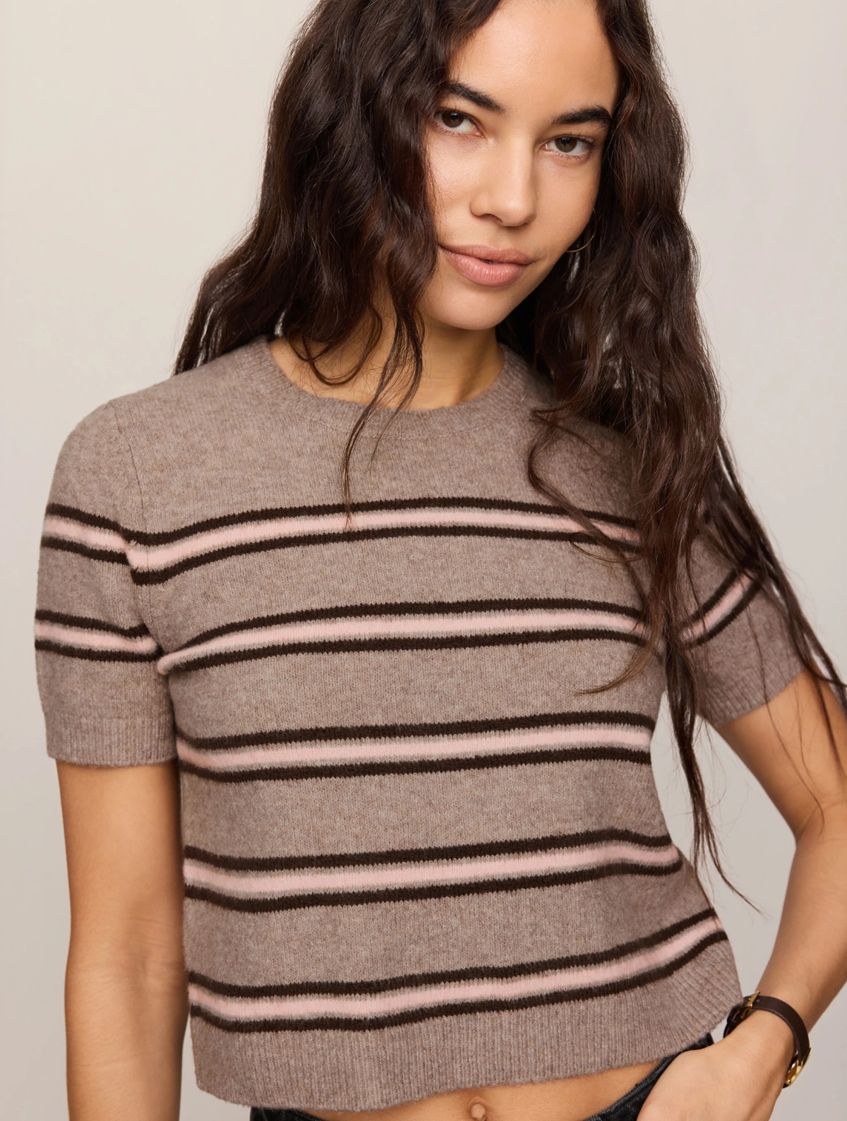 Gatewood Stripe Sweater Tee
