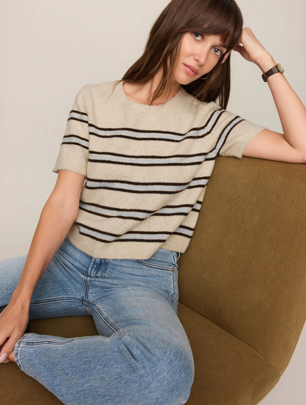 Gatewood Stripe Sweater Tee