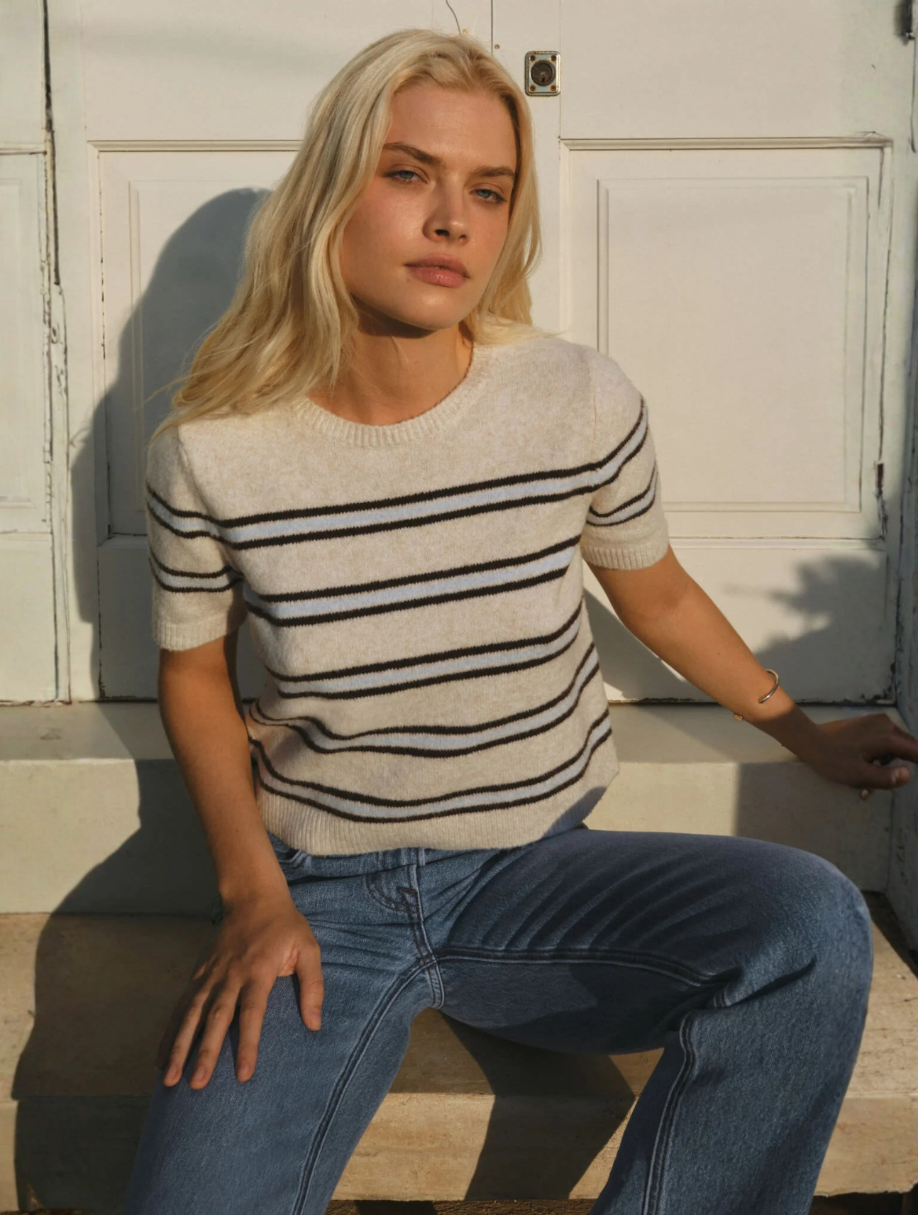 Gatewood Stripe Sweater Tee